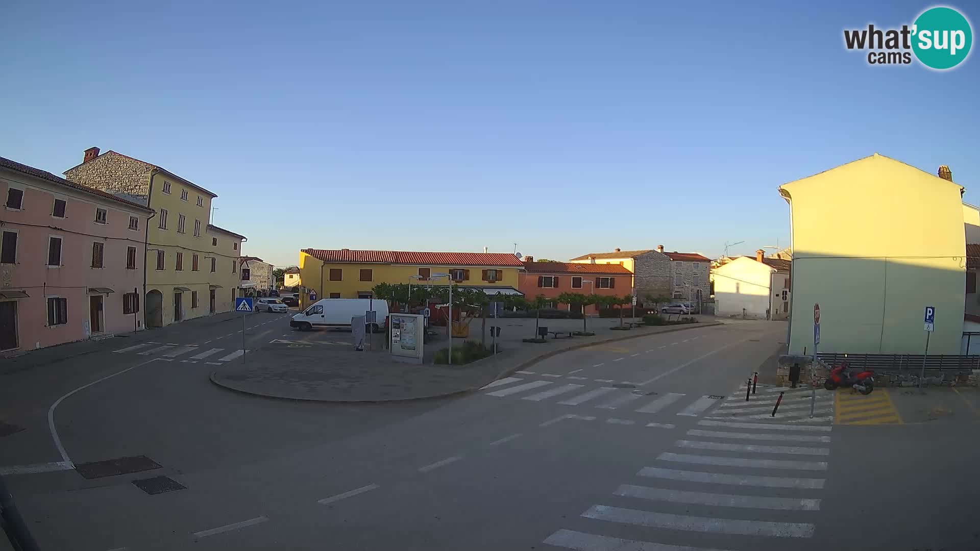 Bale Trg La Musa webcam – Istria – Croatia