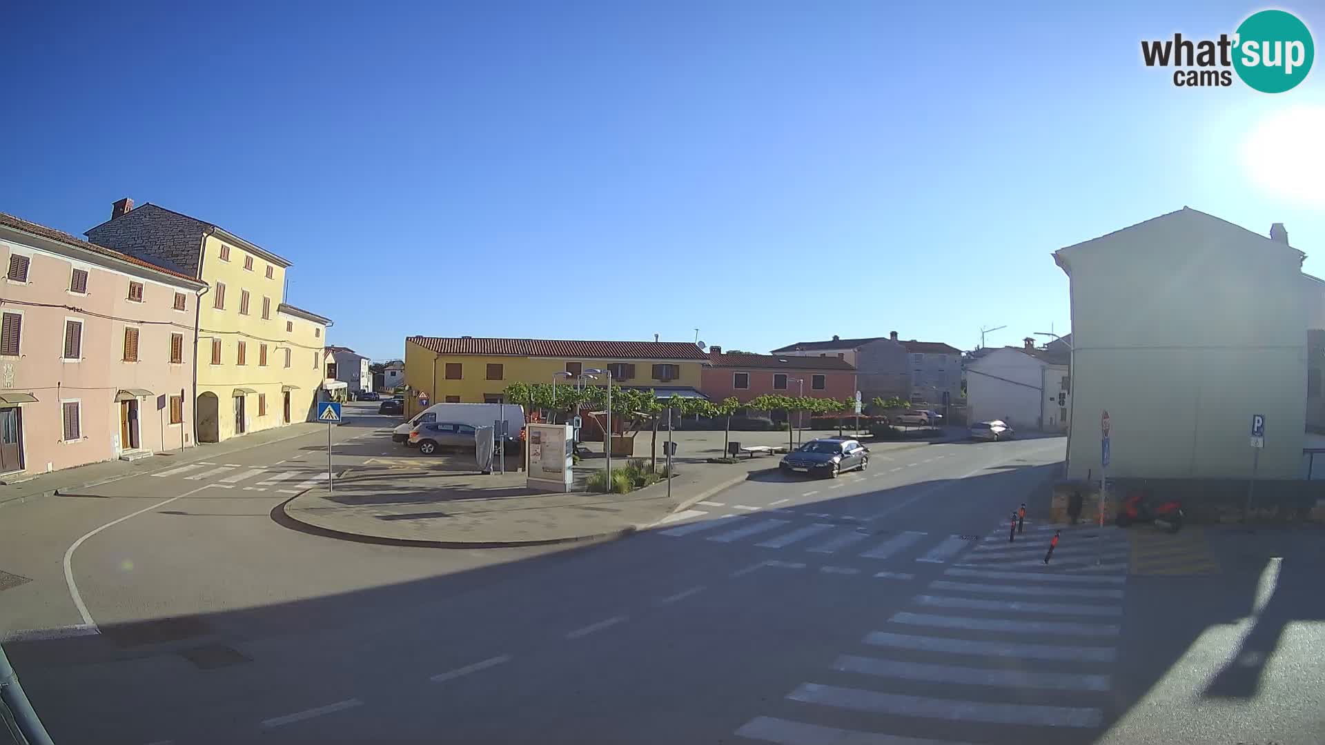 Bale, webcam de la plaza La Musa – Istria – Croacia