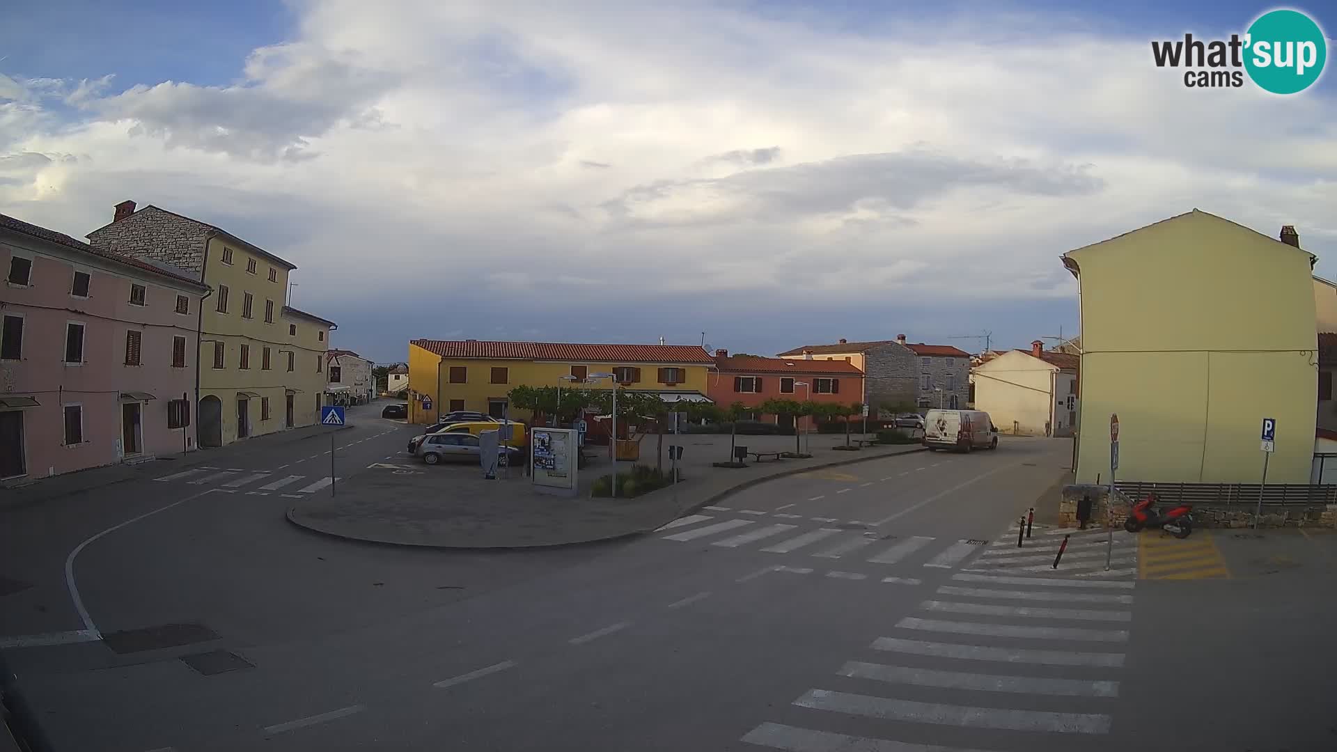 Bale, webcam de la place La Musa – Istrie – Croatie
