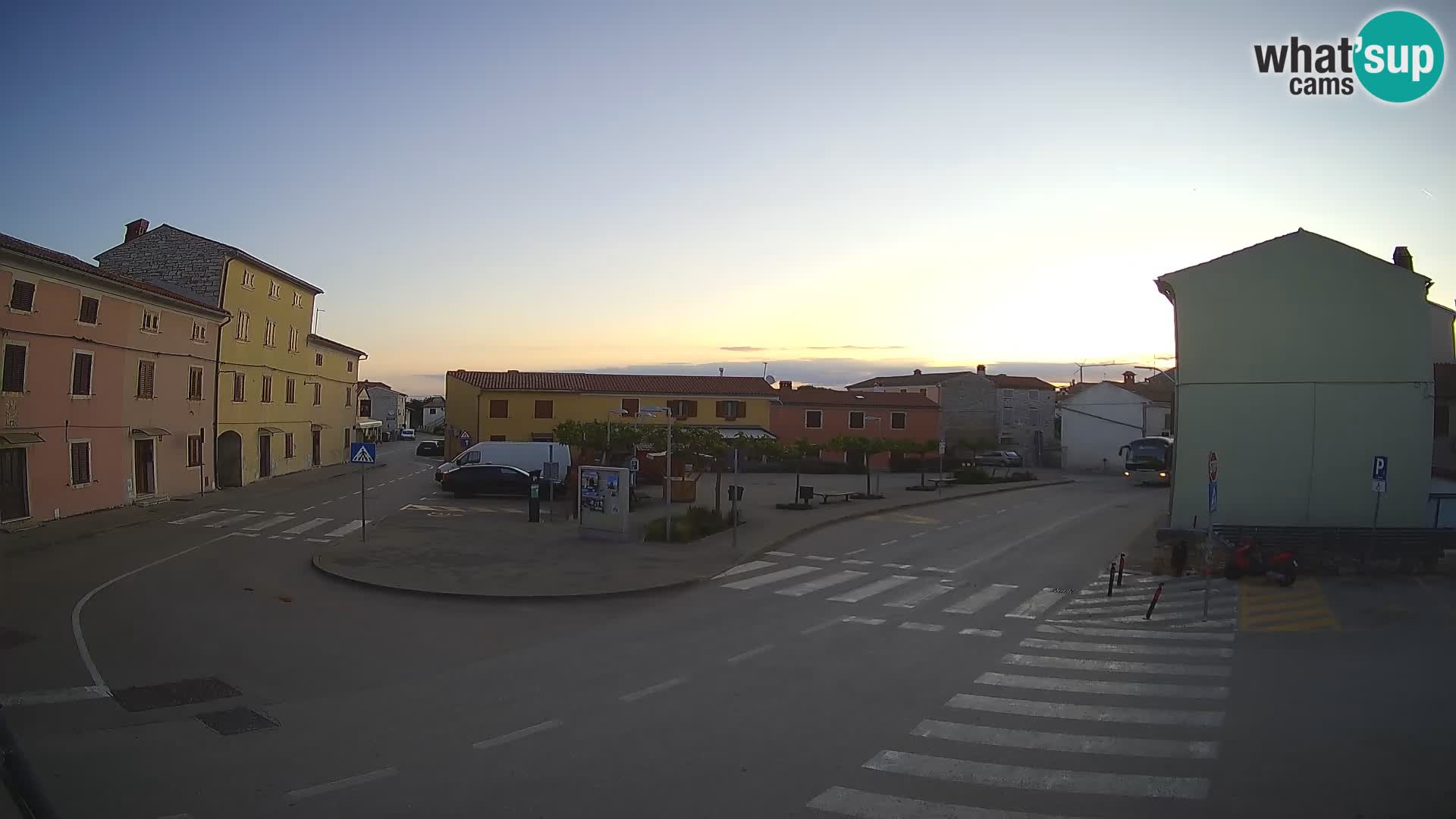 Bale, webcam de la plaza La Musa – Istria – Croacia