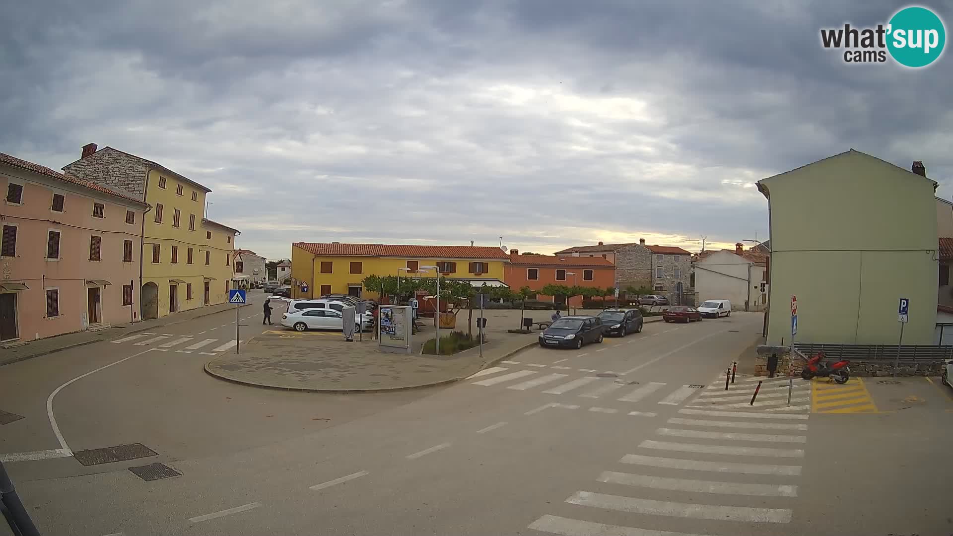 Bale, webcam de la place La Musa – Istrie – Croatie
