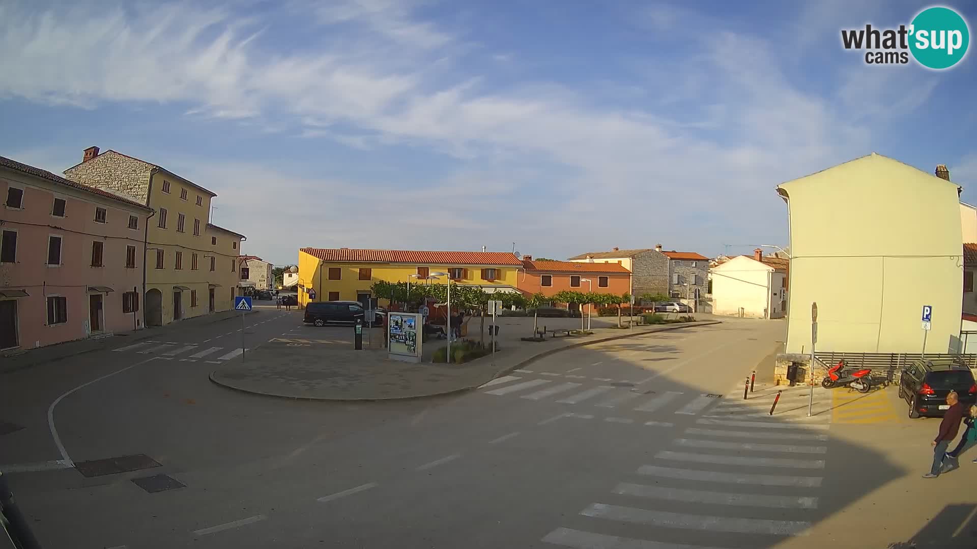 Bale, webcam de la place La Musa – Istrie – Croatie