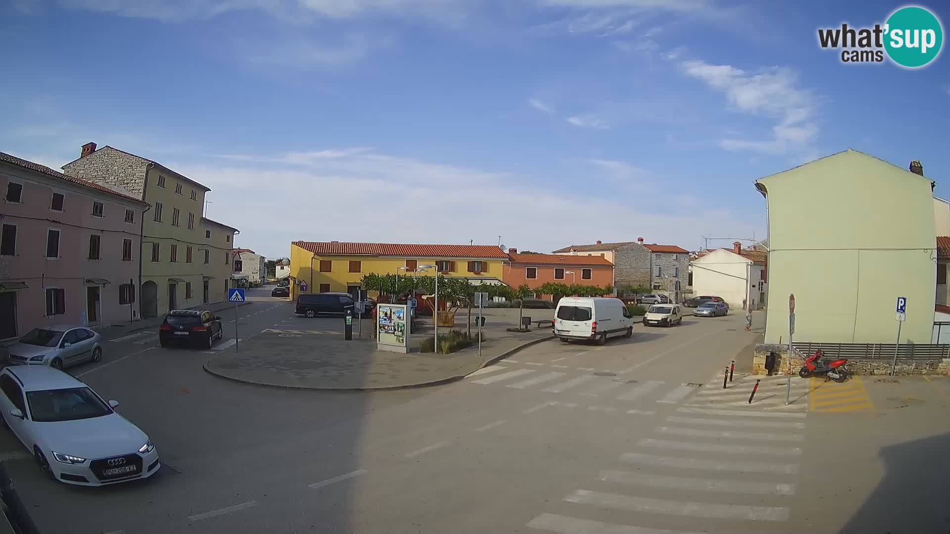 Bale, webcam de la plaza La Musa – Istria – Croacia
