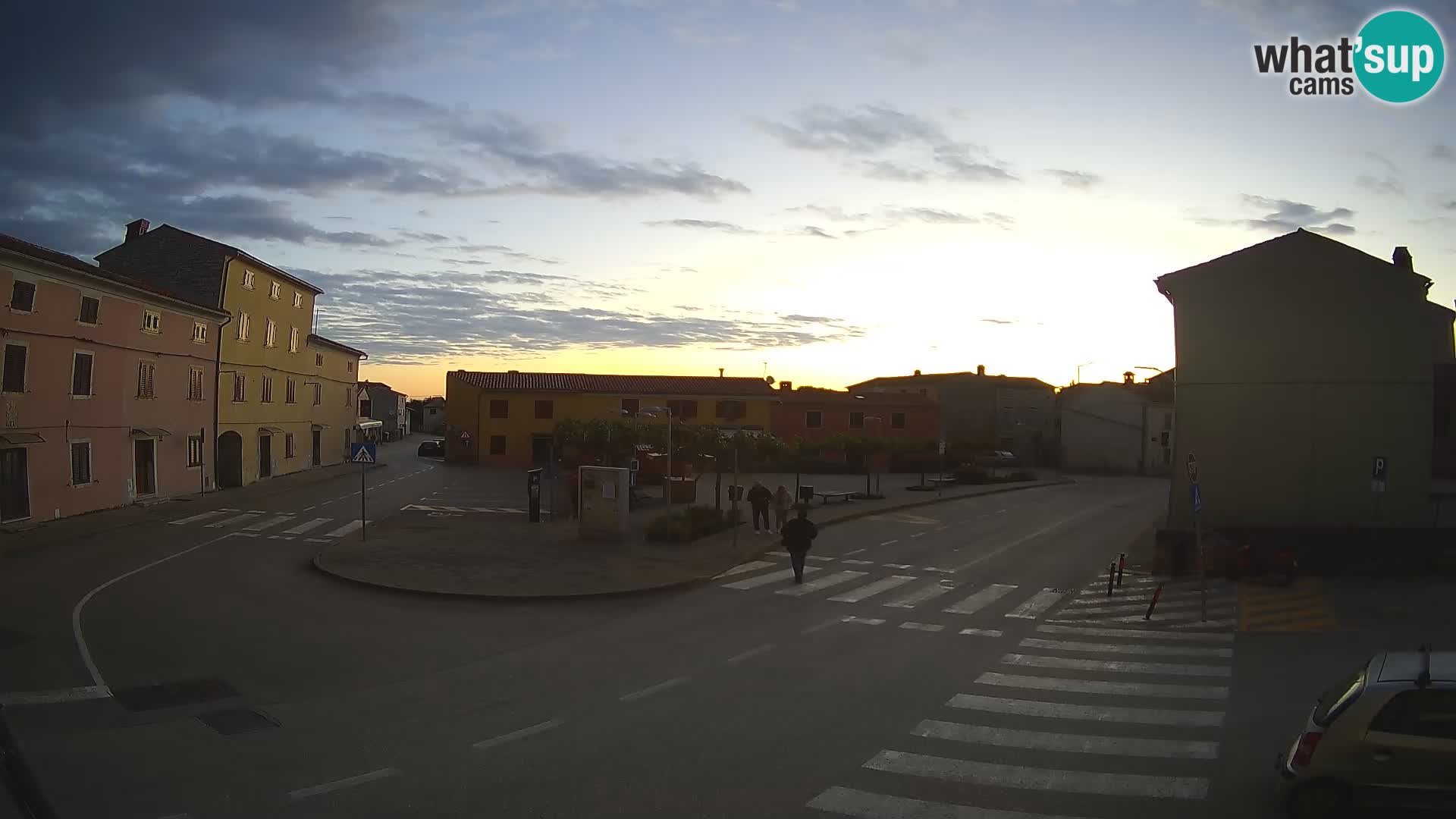 Bale, webcam de la place La Musa – Istrie – Croatie