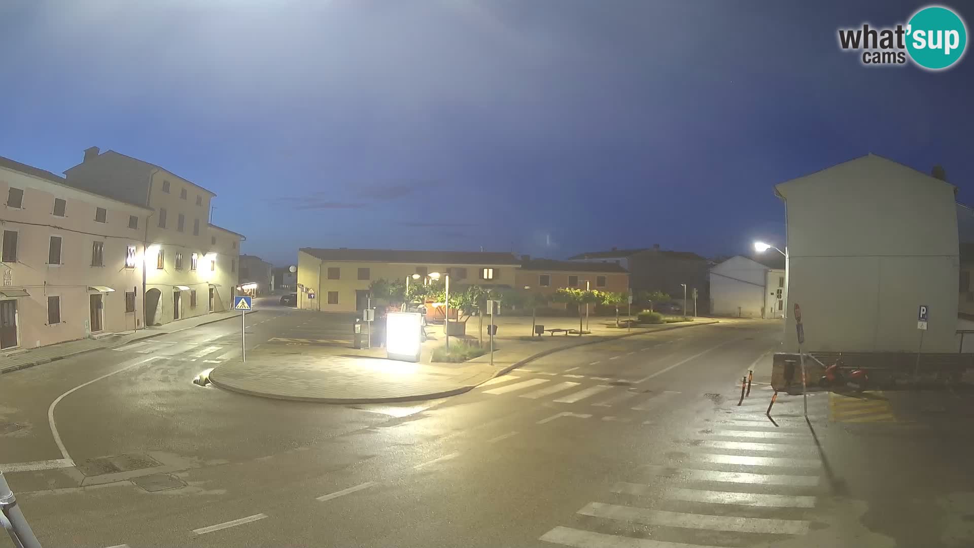 Bale, webcam de la plaza La Musa – Istria – Croacia