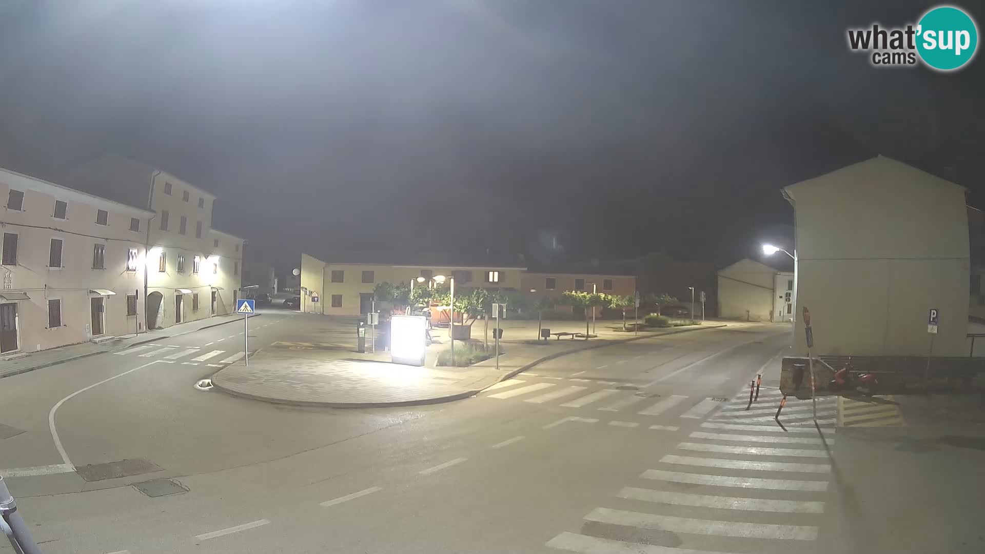 Bale, webcam de la place La Musa – Istrie – Croatie