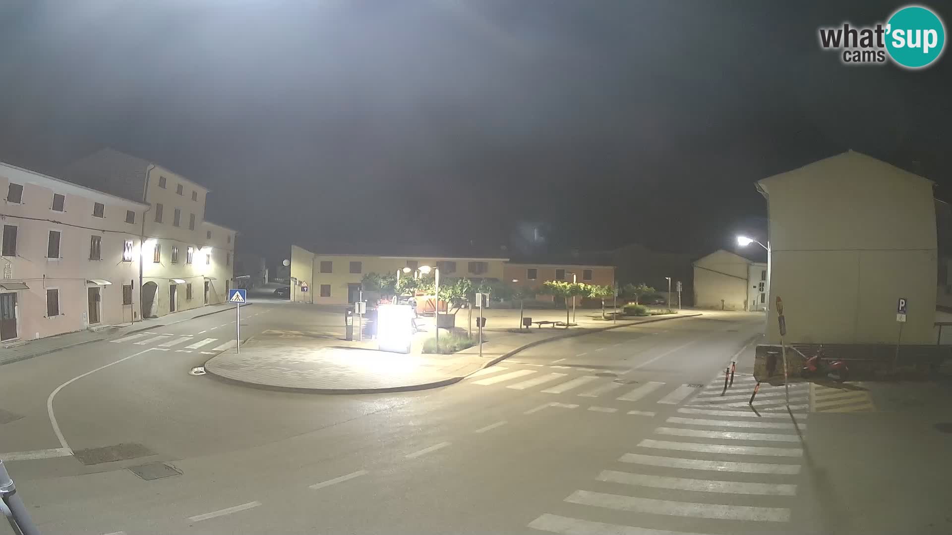 Bale, webcam de la place La Musa – Istrie – Croatie