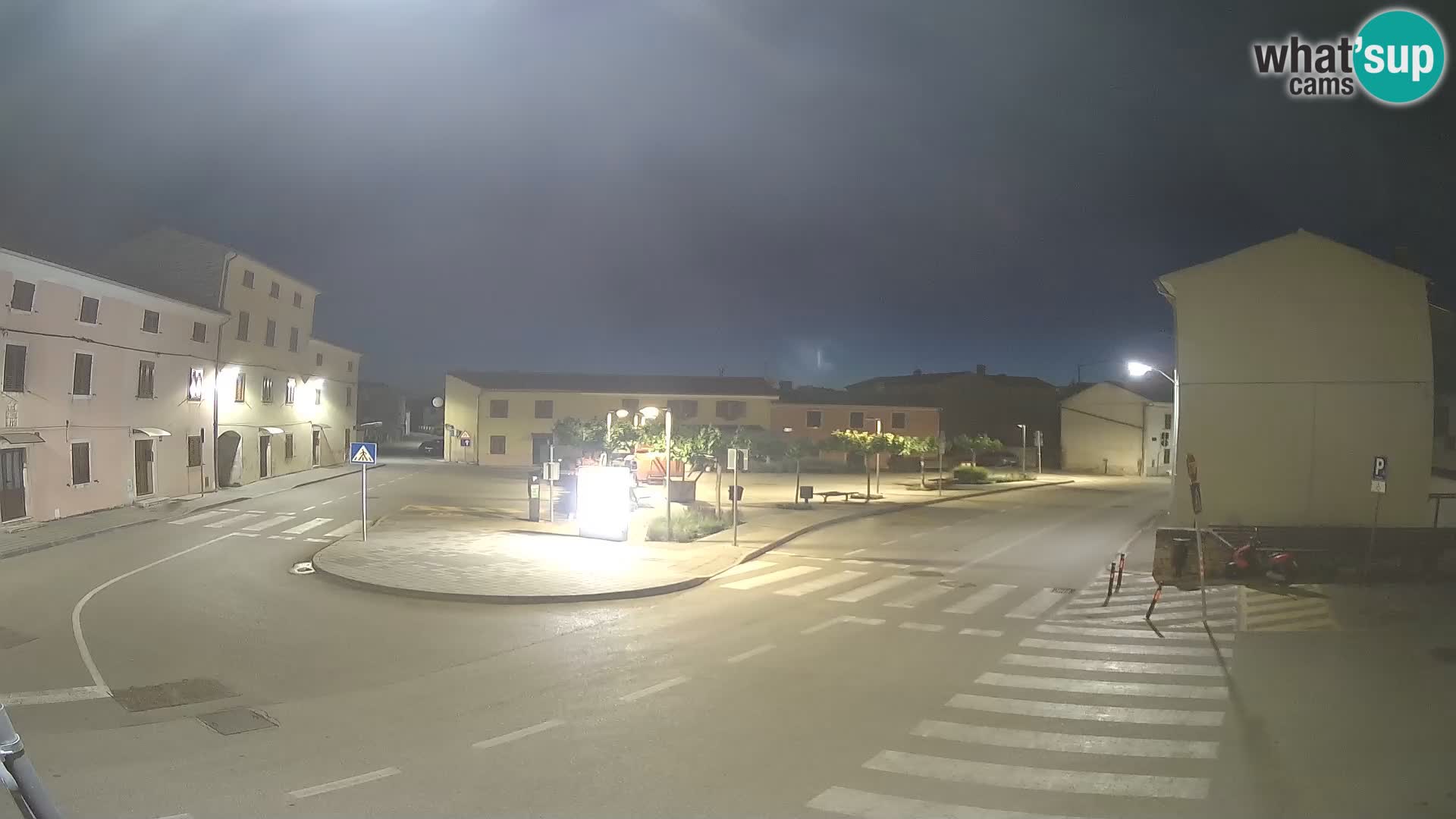 Bale, webcam de la plaza La Musa – Istria – Croacia