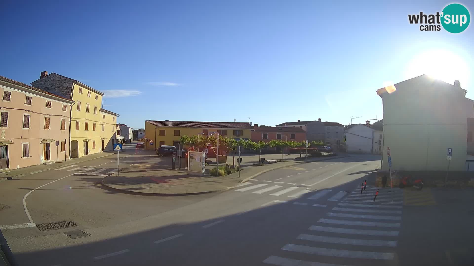 Bale, webcam de la plaza La Musa – Istria – Croacia
