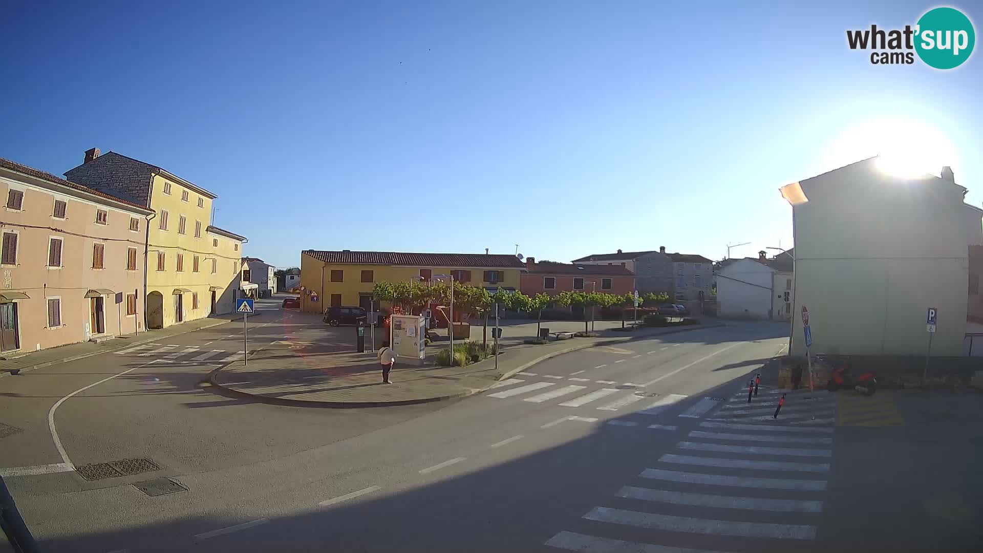 Bale, webcam de la plaza La Musa – Istria – Croacia