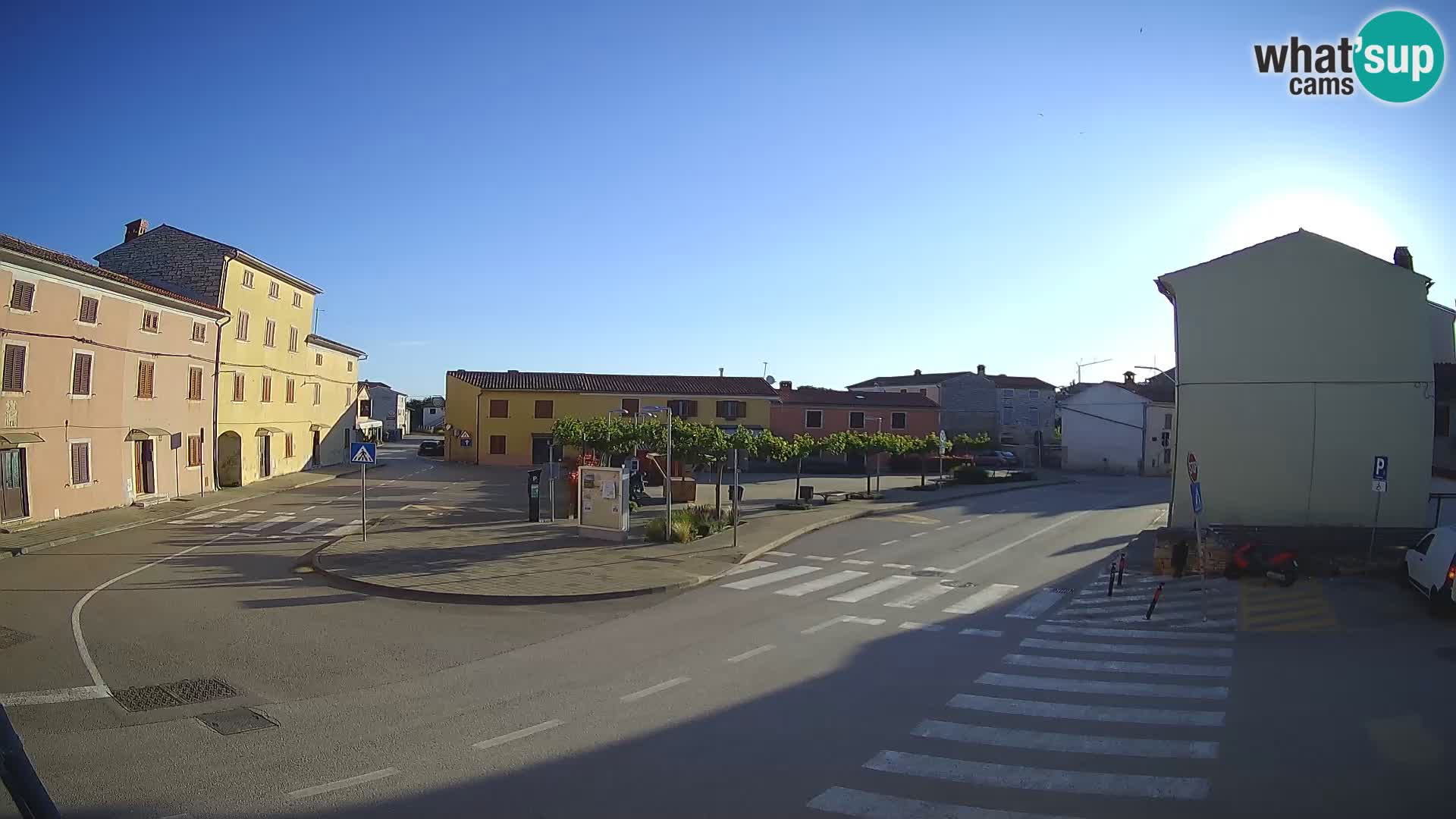 Bale, webcam de la place La Musa – Istrie – Croatie