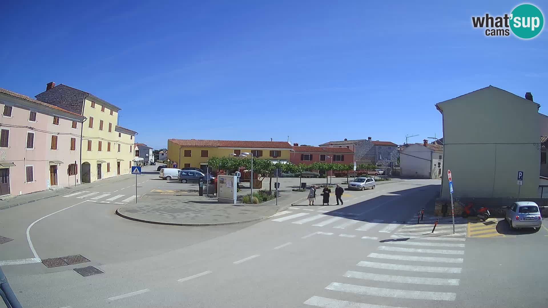 Bale, webcam de la plaza La Musa – Istria – Croacia