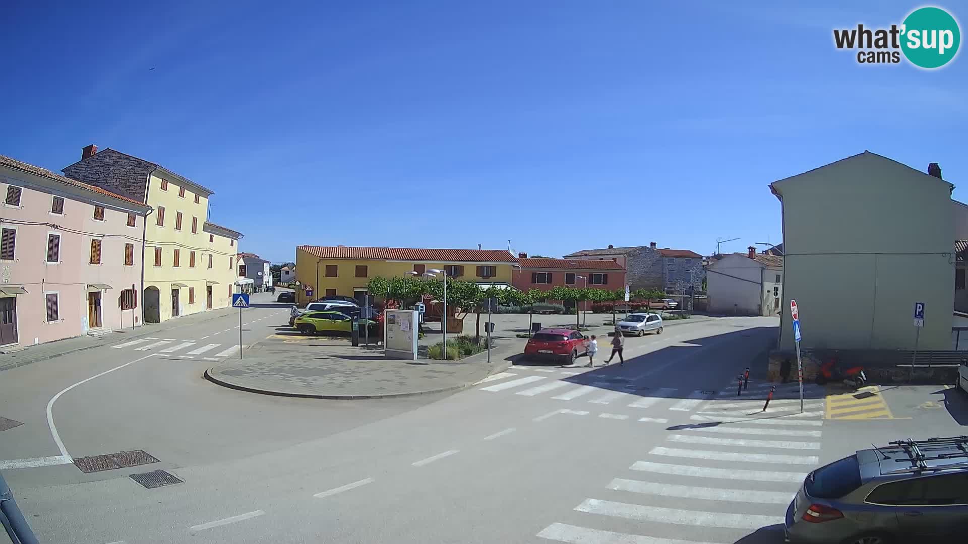 Bale, webcam de la plaza La Musa – Istria – Croacia