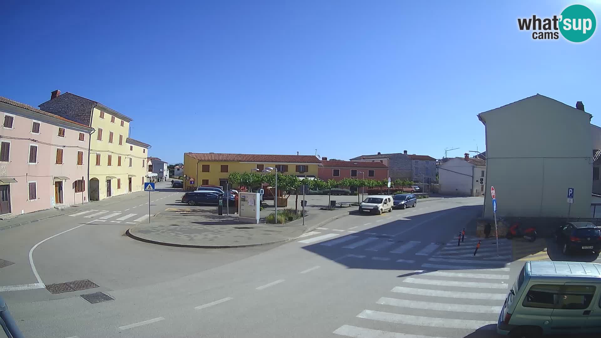 Bale, webcam de la plaza La Musa – Istria – Croacia