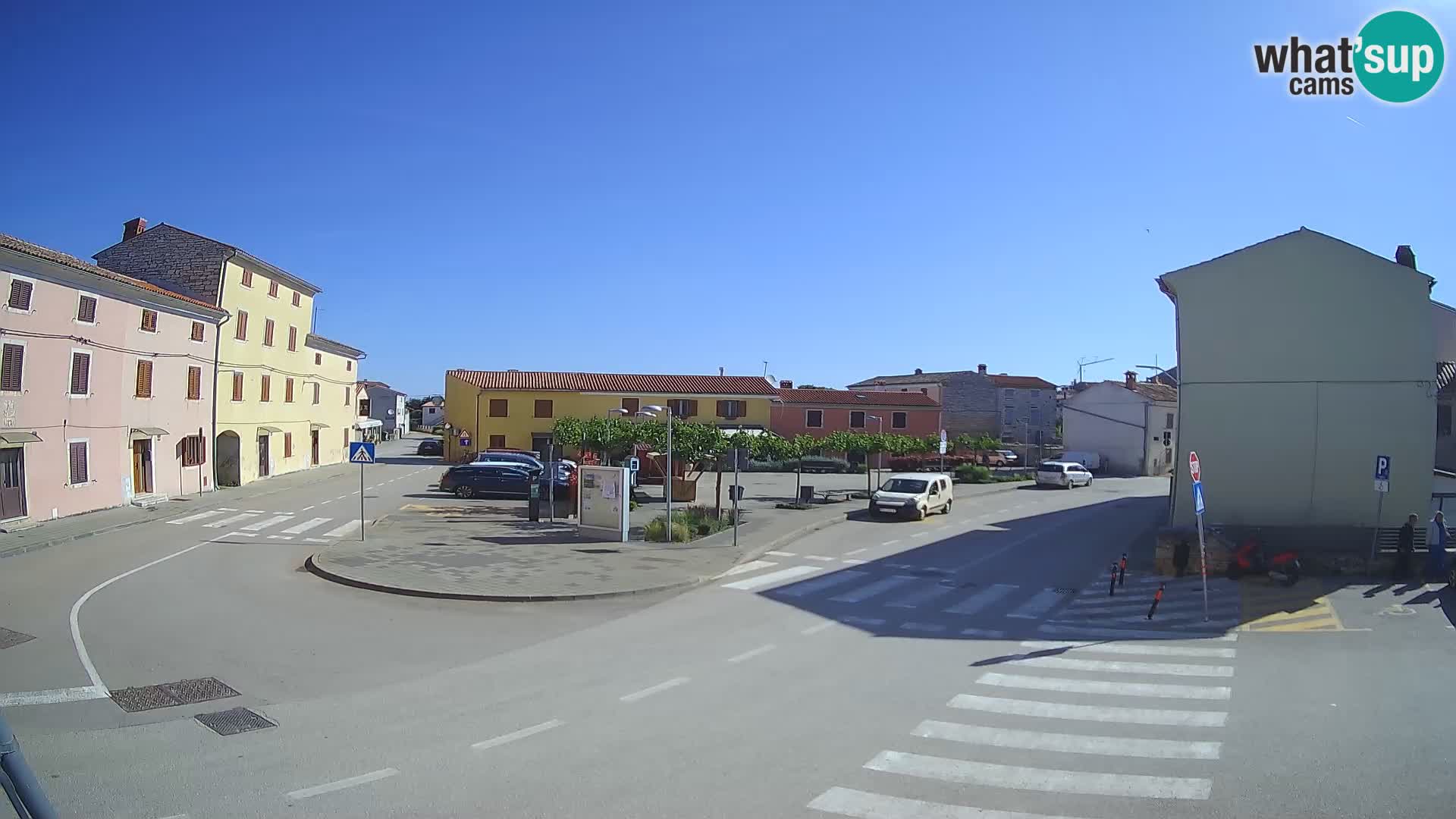 Bale, webcam de la place La Musa – Istrie – Croatie