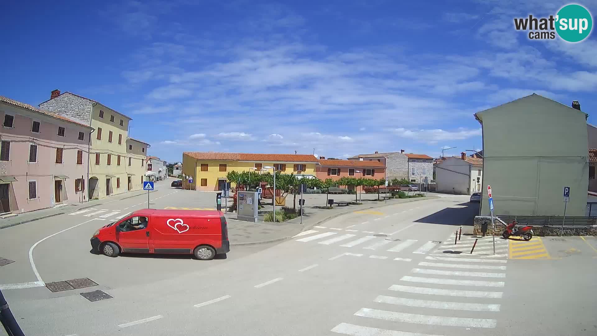 Bale, webcam de la plaza La Musa – Istria – Croacia