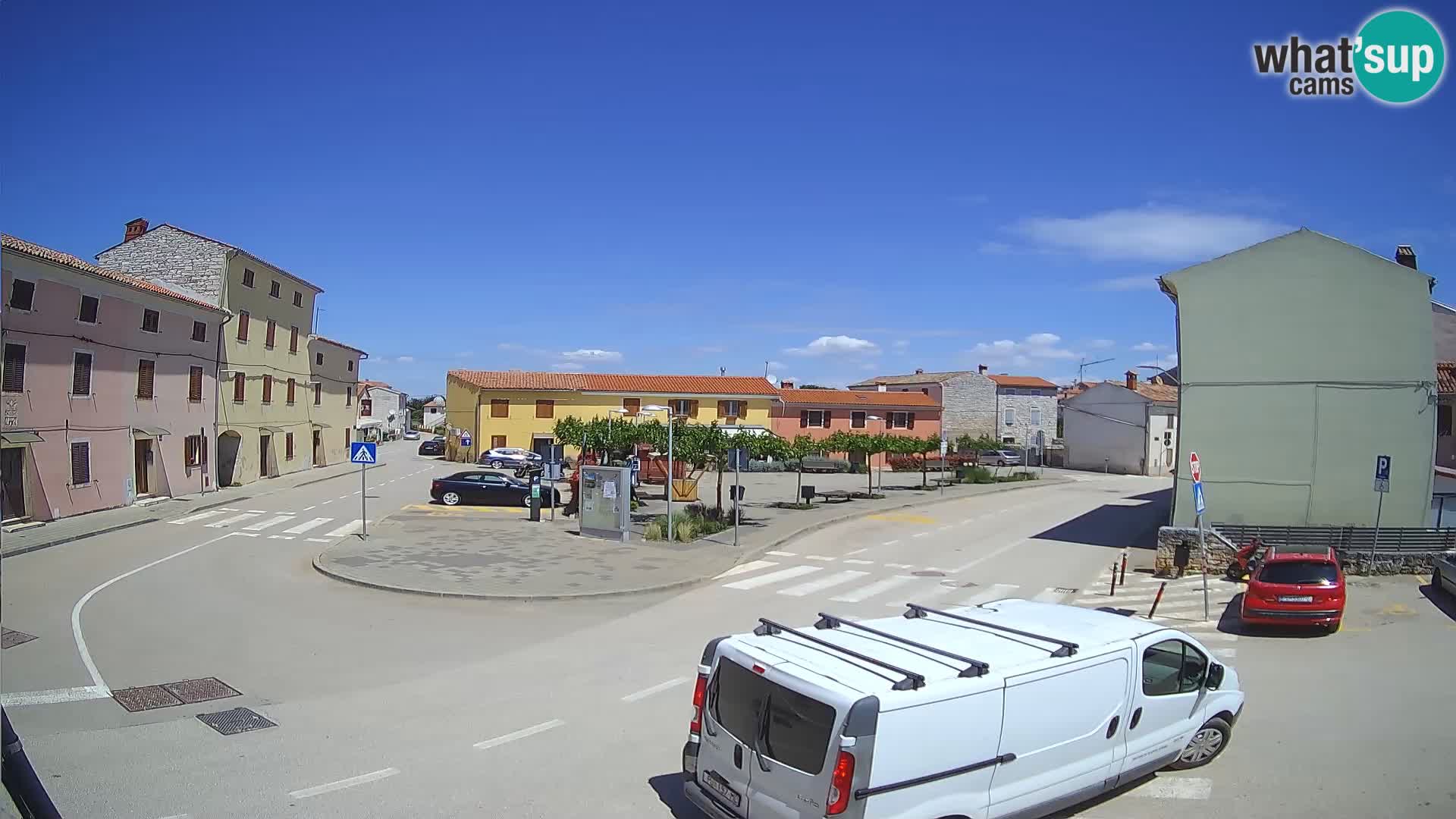 Bale, webcam de la plaza La Musa – Istria – Croacia