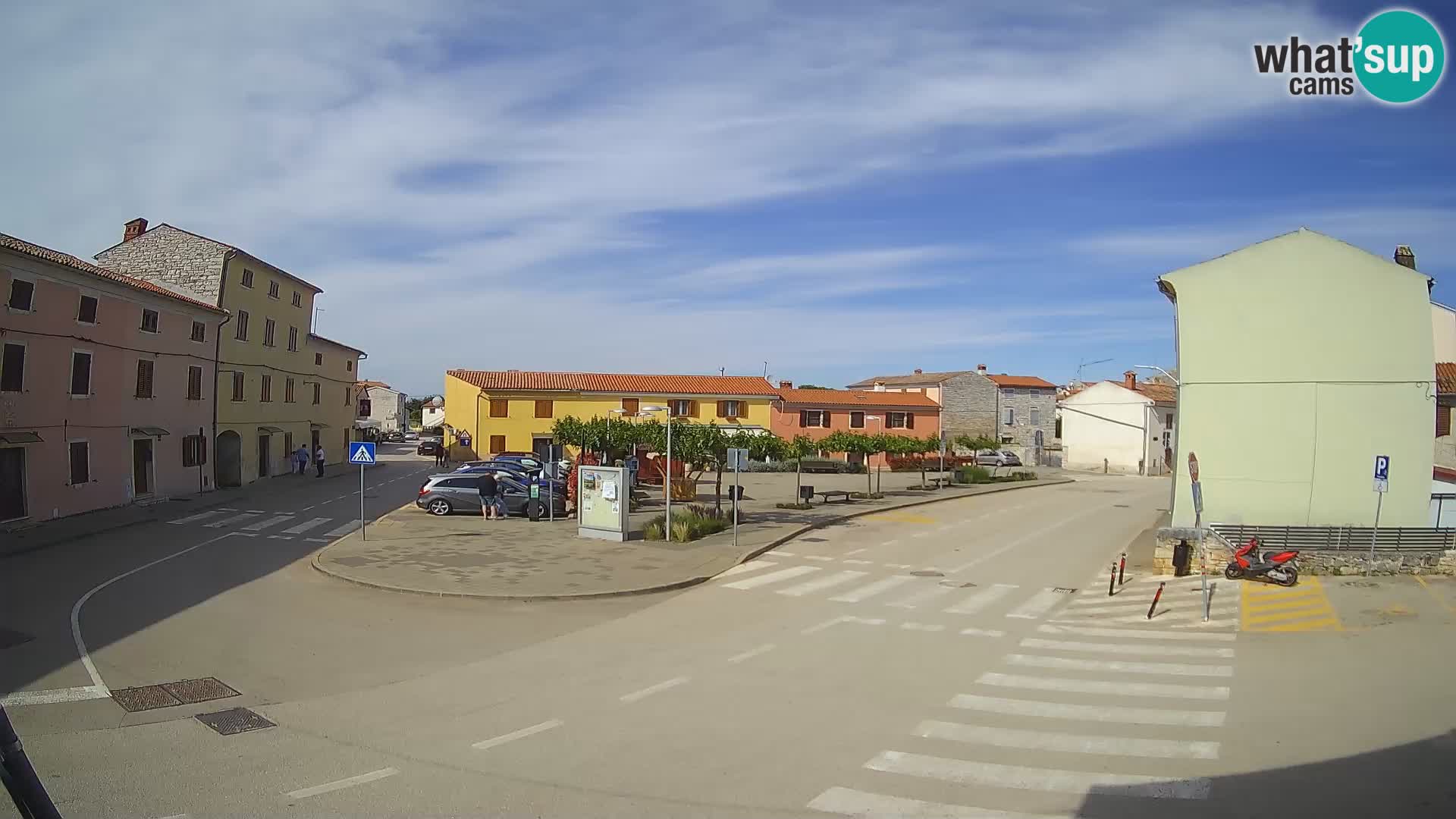 Bale, webcam de la place La Musa – Istrie – Croatie