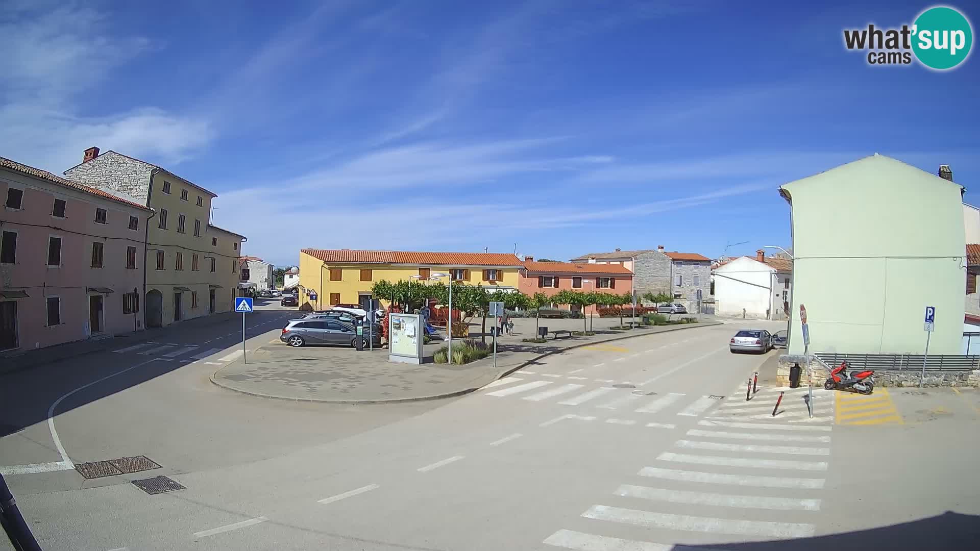 Bale, webcam de la plaza La Musa – Istria – Croacia
