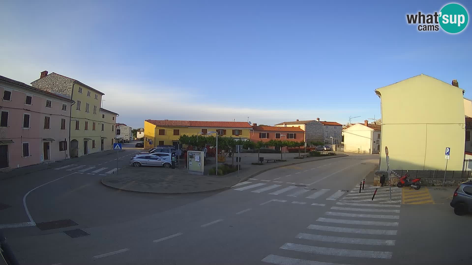 Bale, webcam de la plaza La Musa – Istria – Croacia