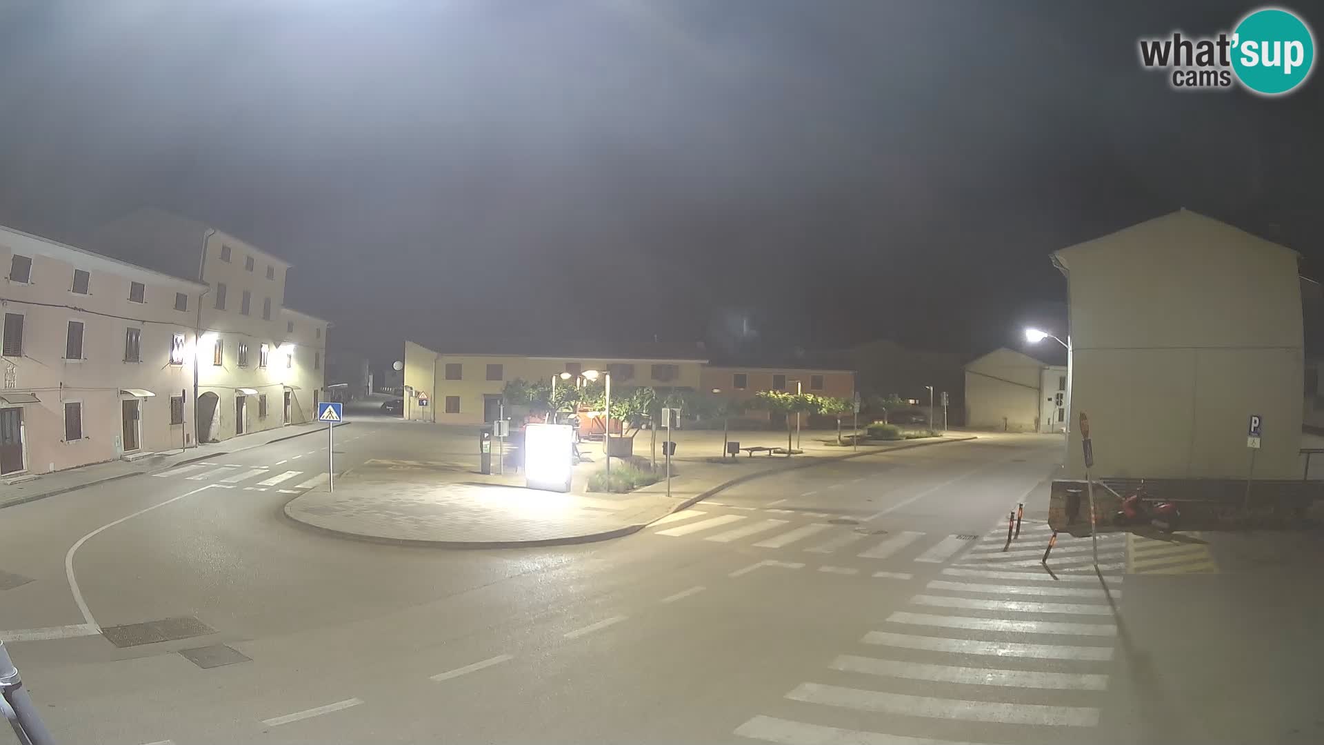 Bale, webcam de la place La Musa – Istrie – Croatie