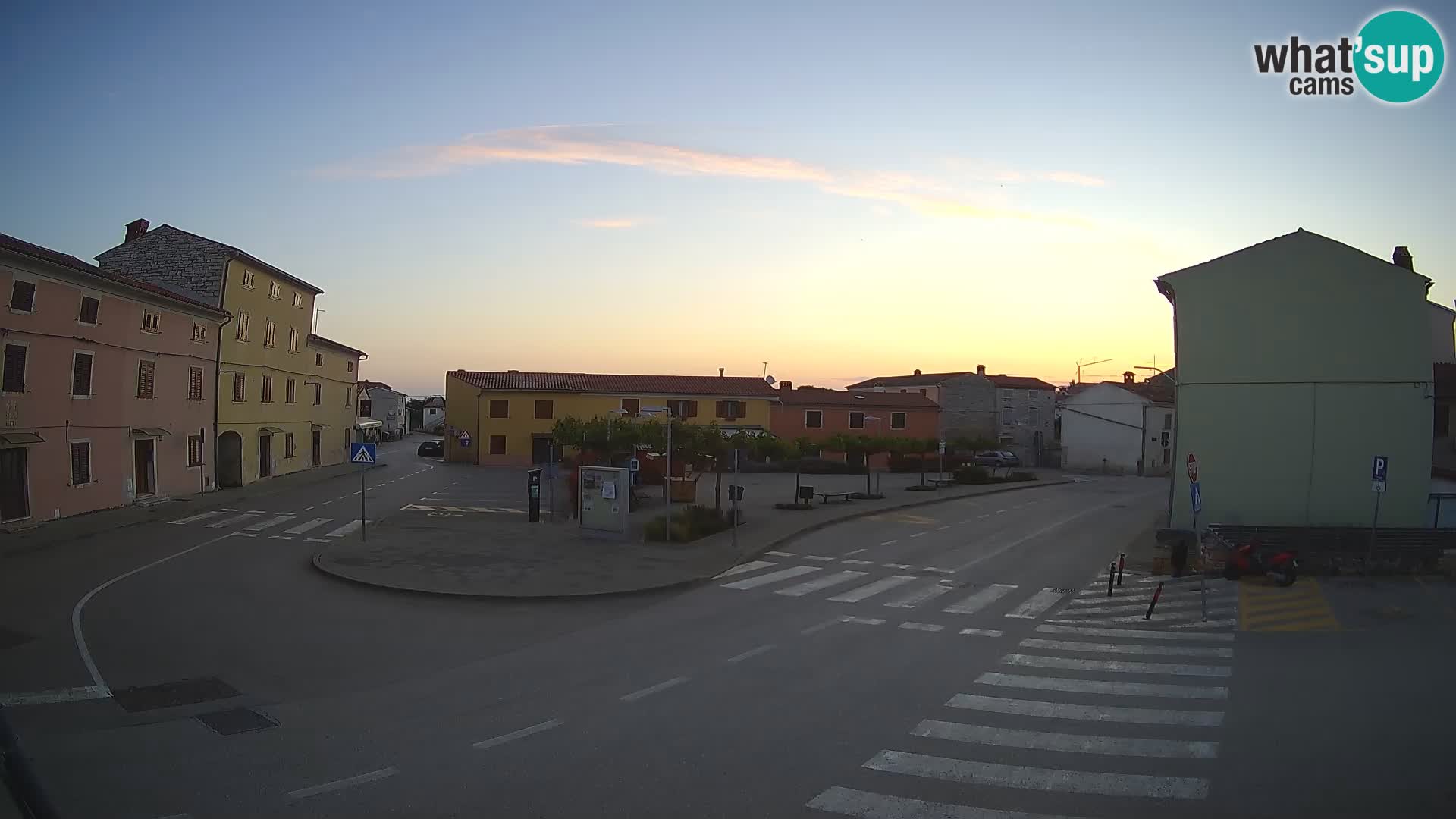 Bale, webcam de la place La Musa – Istrie – Croatie