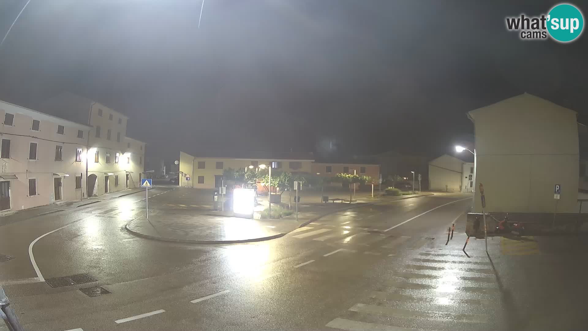 Bale, webcam de la place La Musa – Istrie – Croatie
