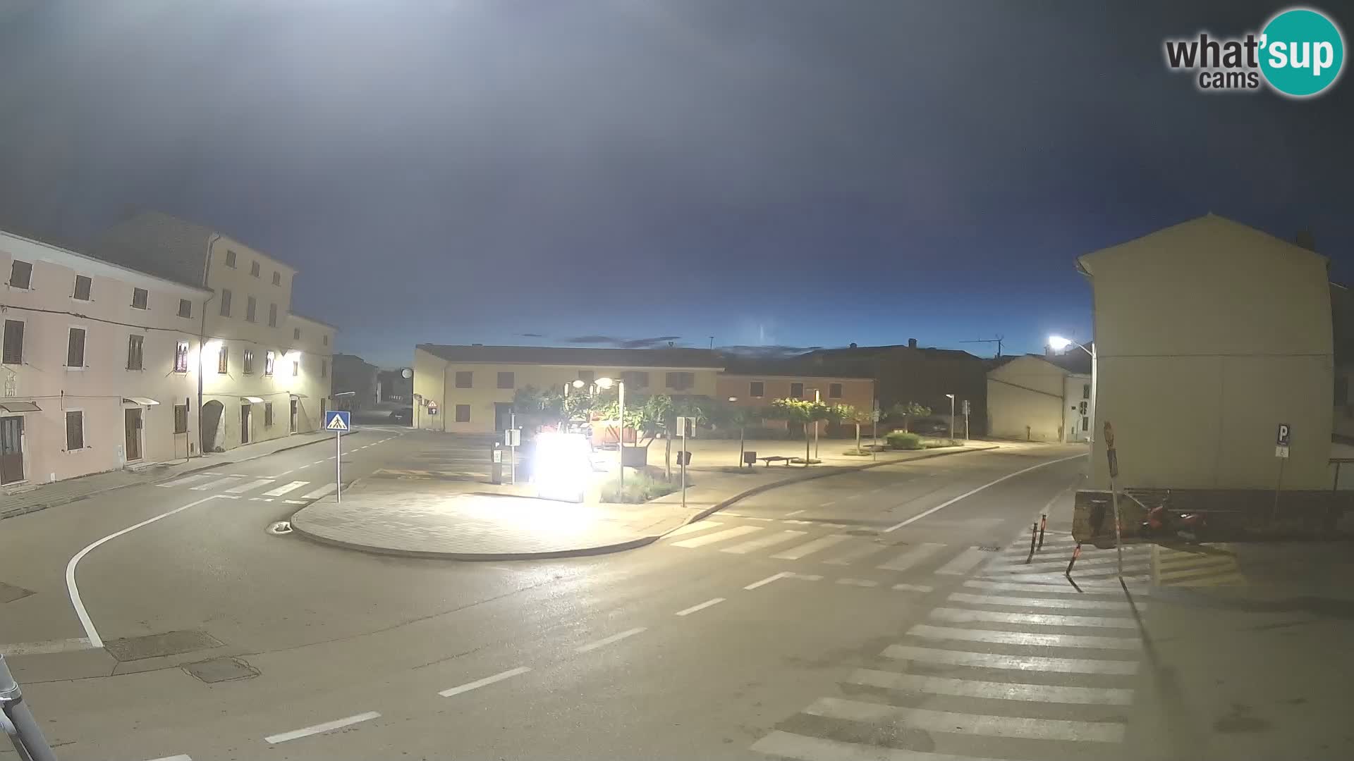 Bale, webcam de la place La Musa – Istrie – Croatie