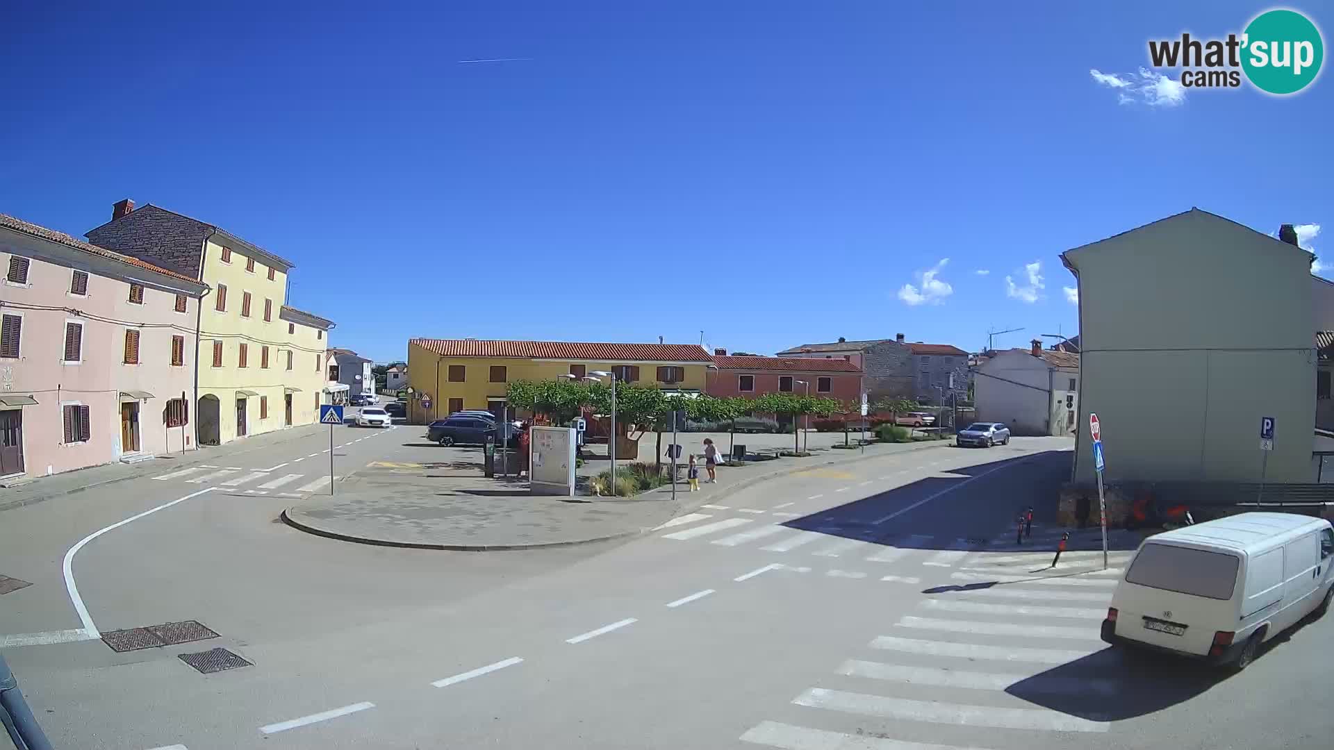 Bale, webcam de la place La Musa – Istrie – Croatie