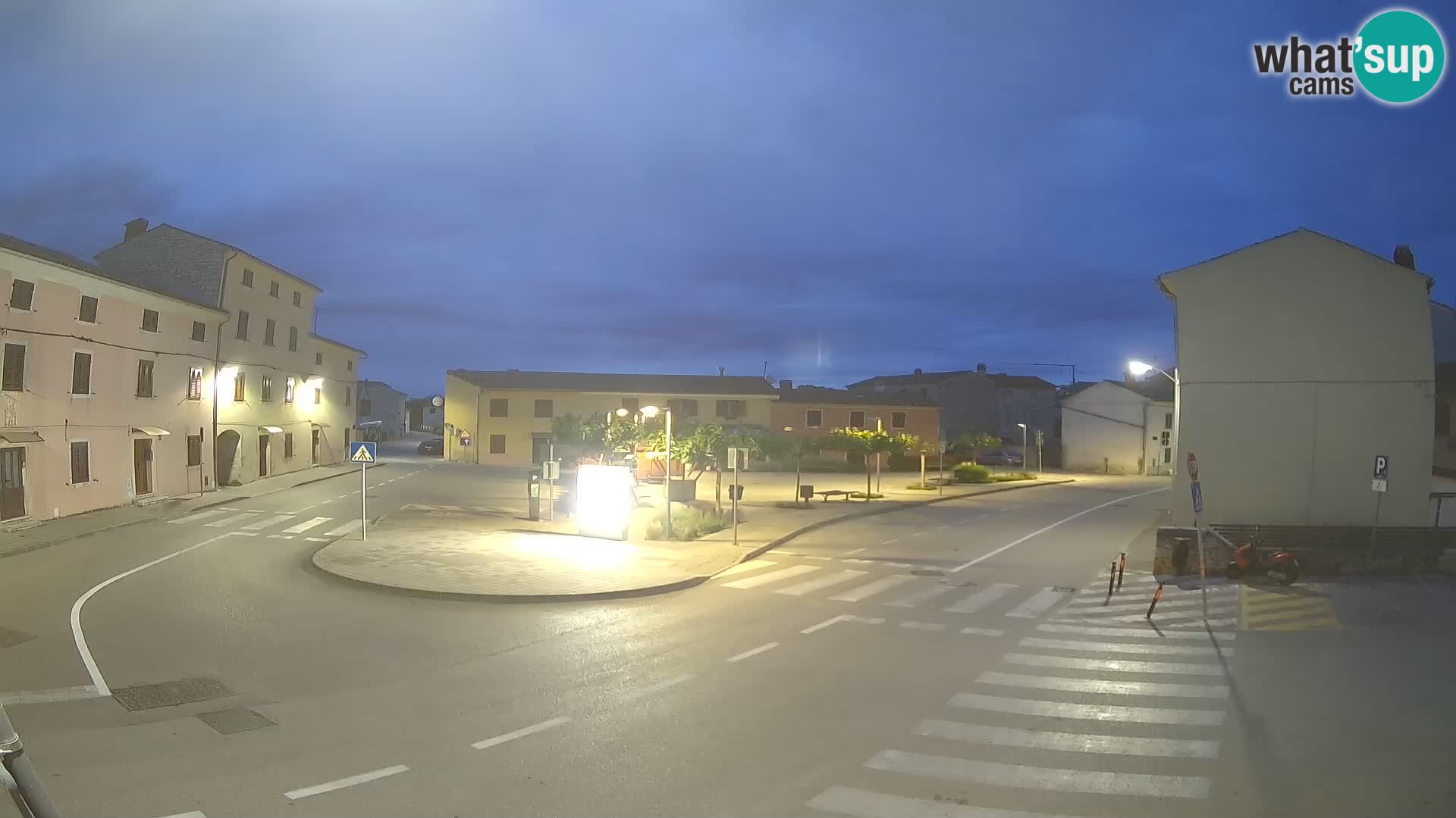 Bale, webcam de la place La Musa – Istrie – Croatie