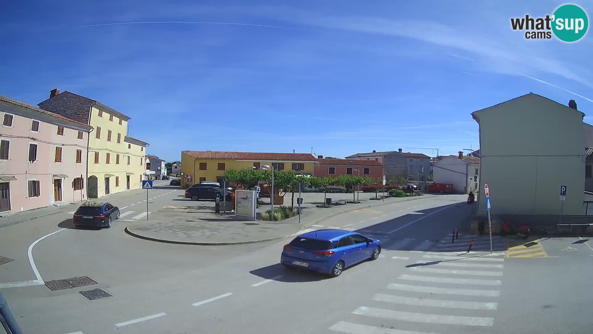 Bale, webcam de la place La Musa – Istrie – Croatie