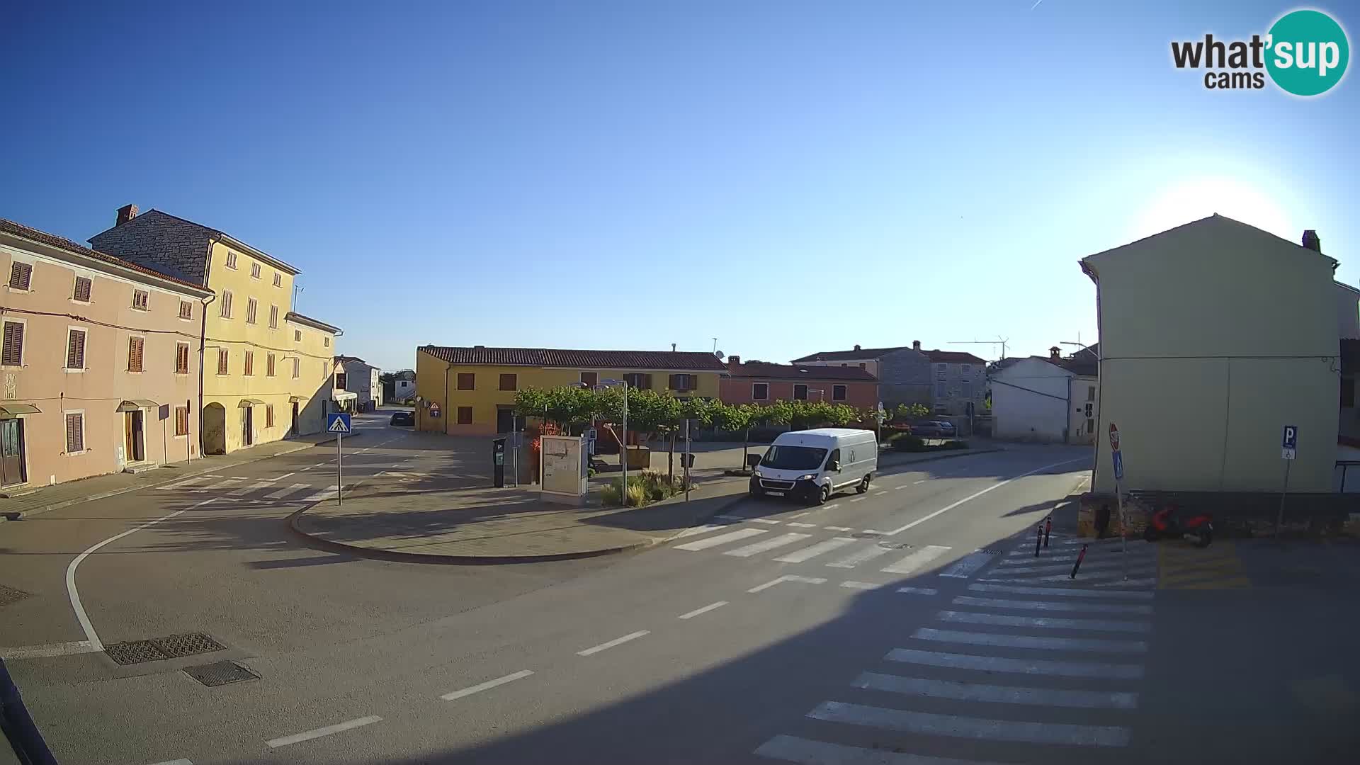 Bale, webcam de la place La Musa – Istrie – Croatie
