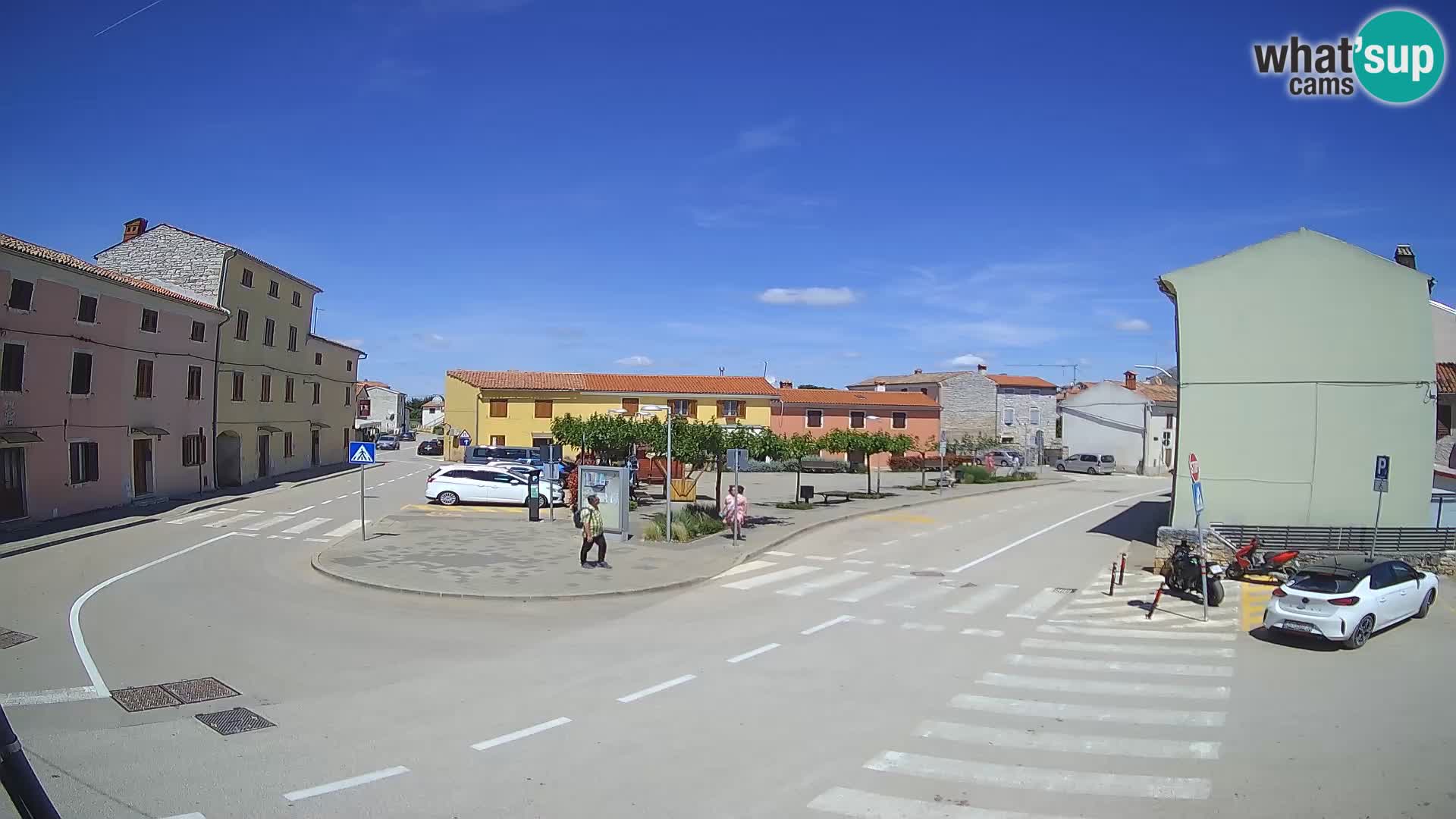 Bale, webcam de la plaza La Musa – Istria – Croacia