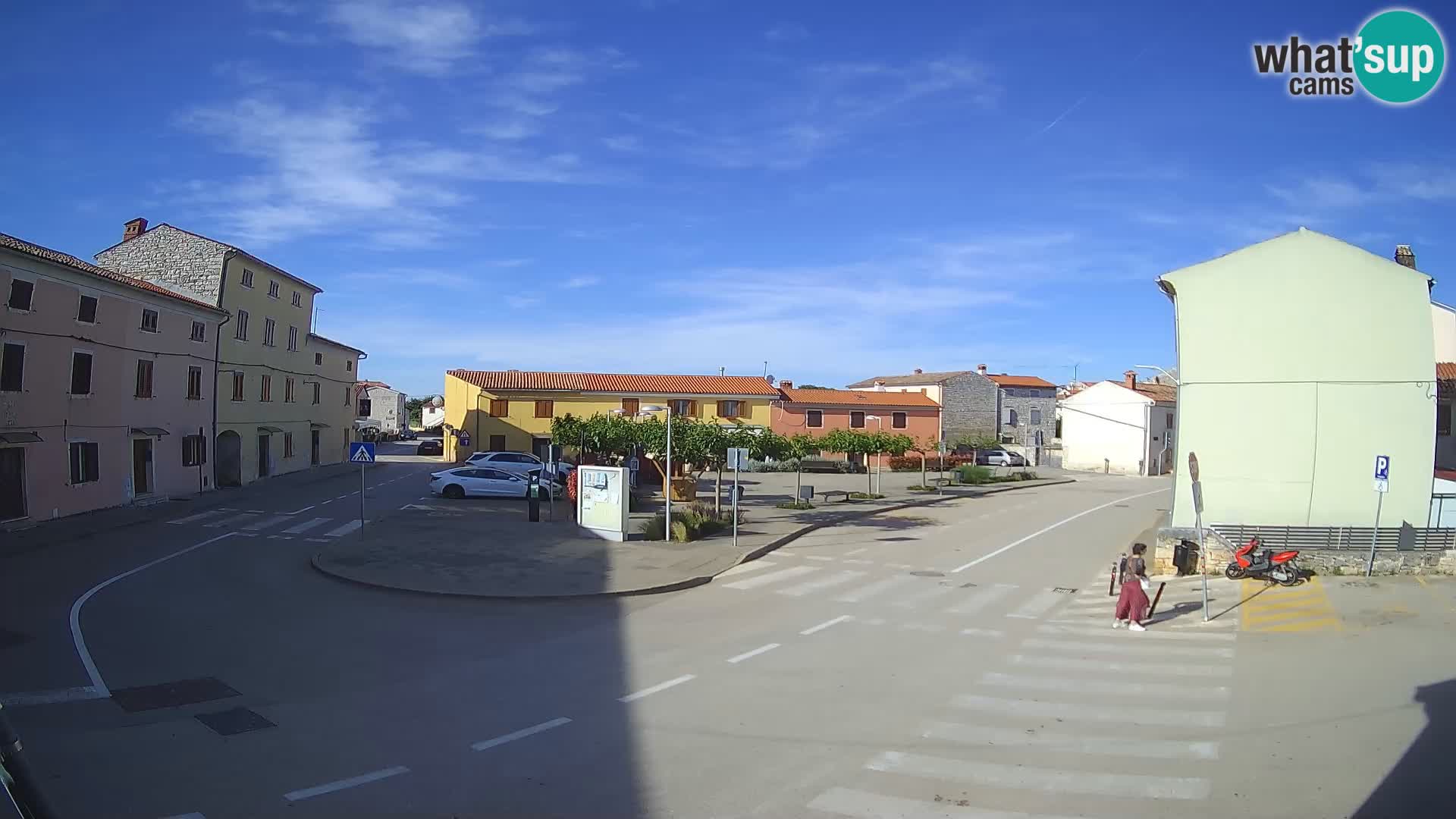 Bale, webcam de la plaza La Musa – Istria – Croacia