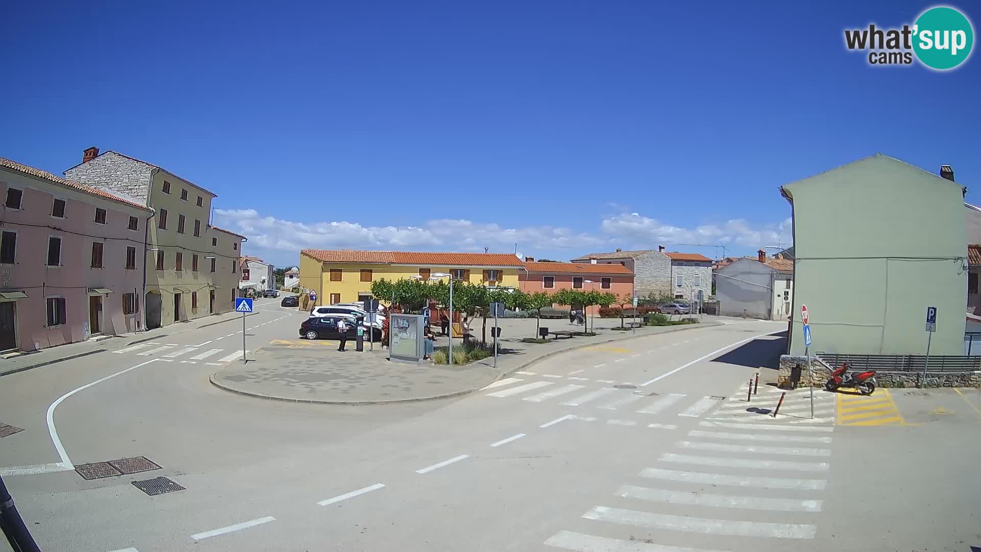 Bale, webcam de la place La Musa – Istrie – Croatie