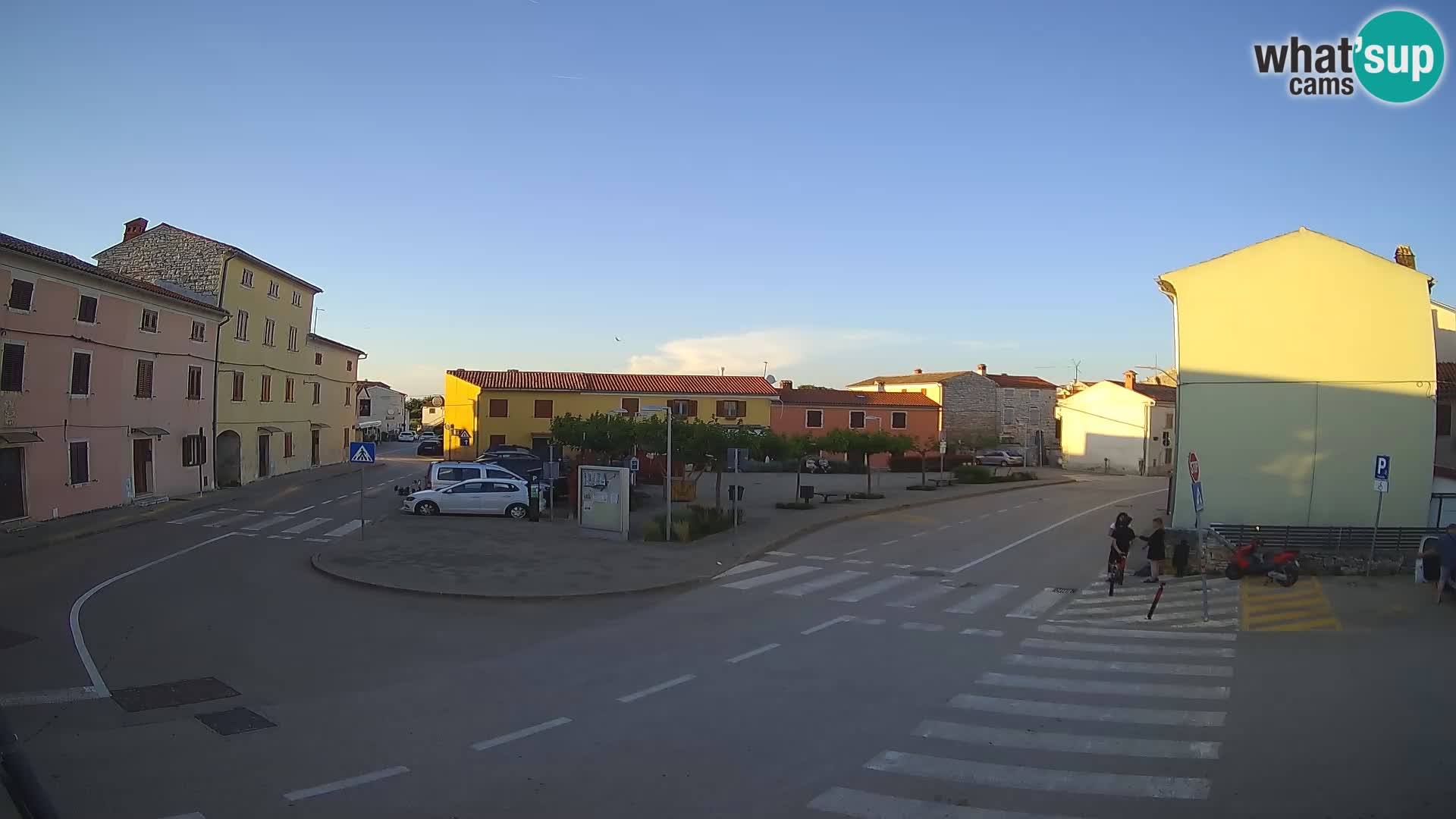 Bale, webcam de la place La Musa – Istrie – Croatie