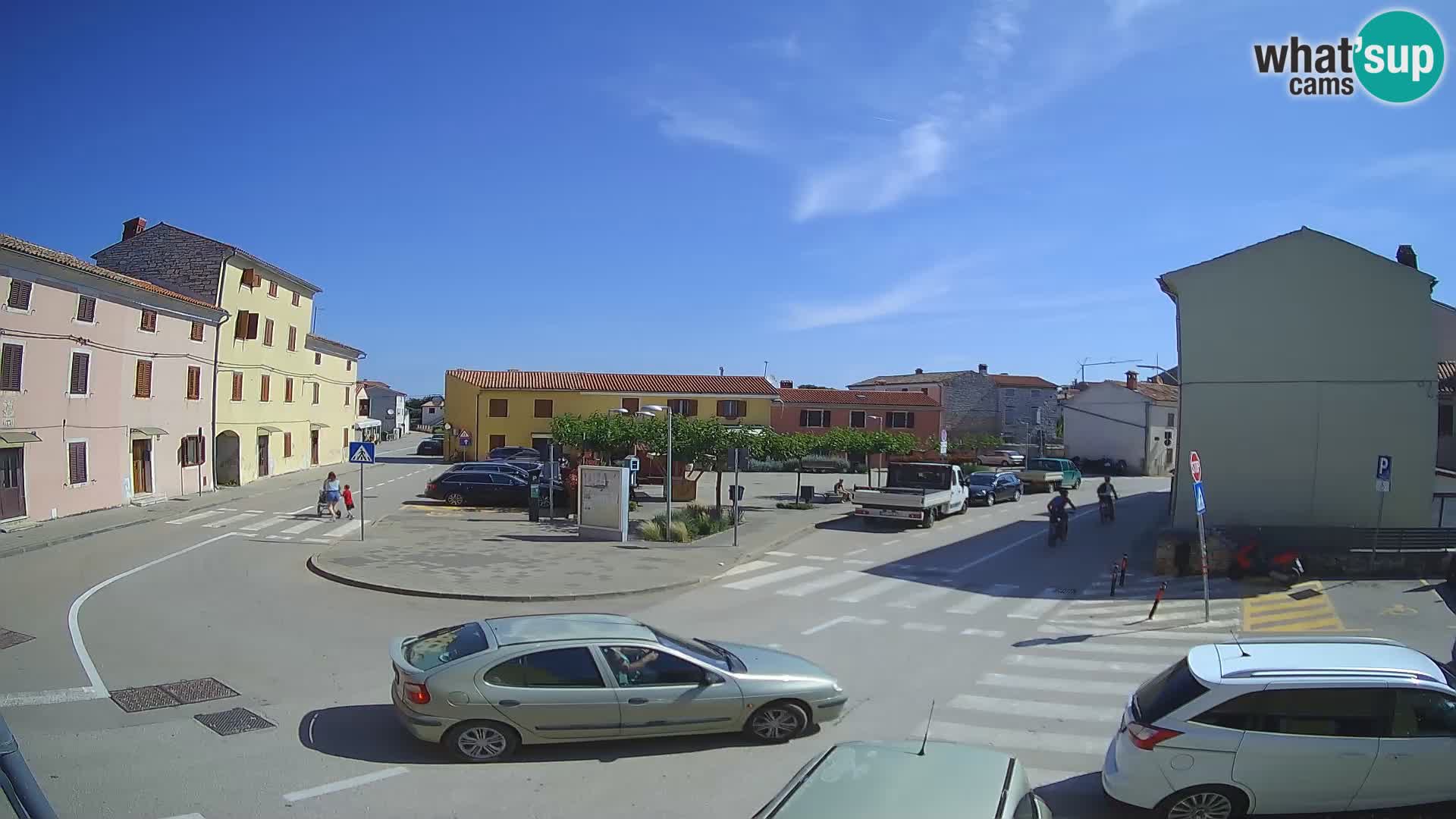Bale, webcam de la plaza La Musa – Istria – Croacia