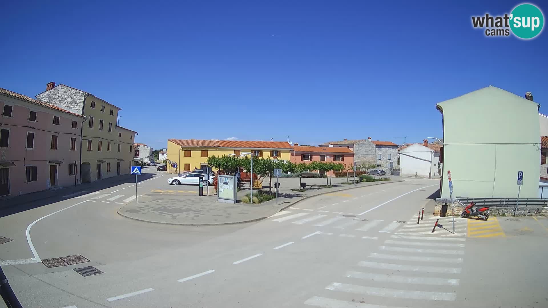 Bale, webcam de la place La Musa – Istrie – Croatie