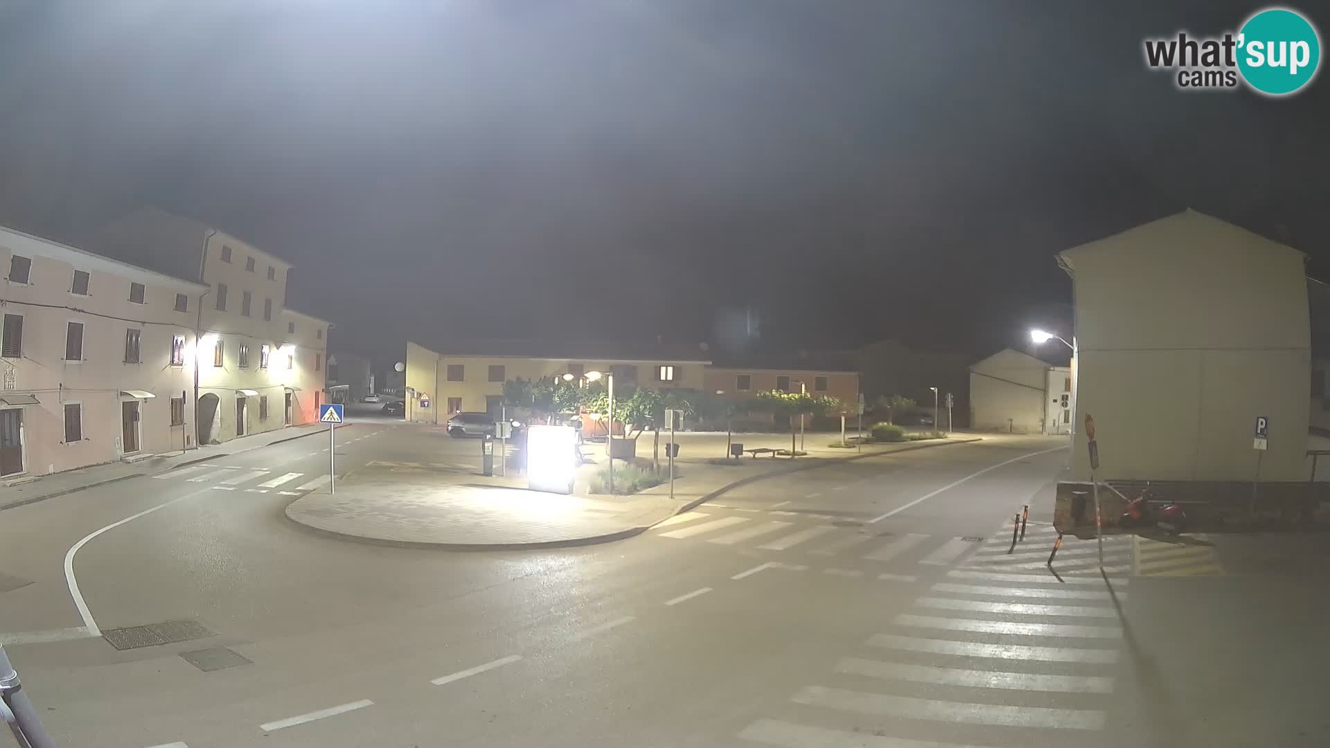 Bale, webcam de la place La Musa – Istrie – Croatie