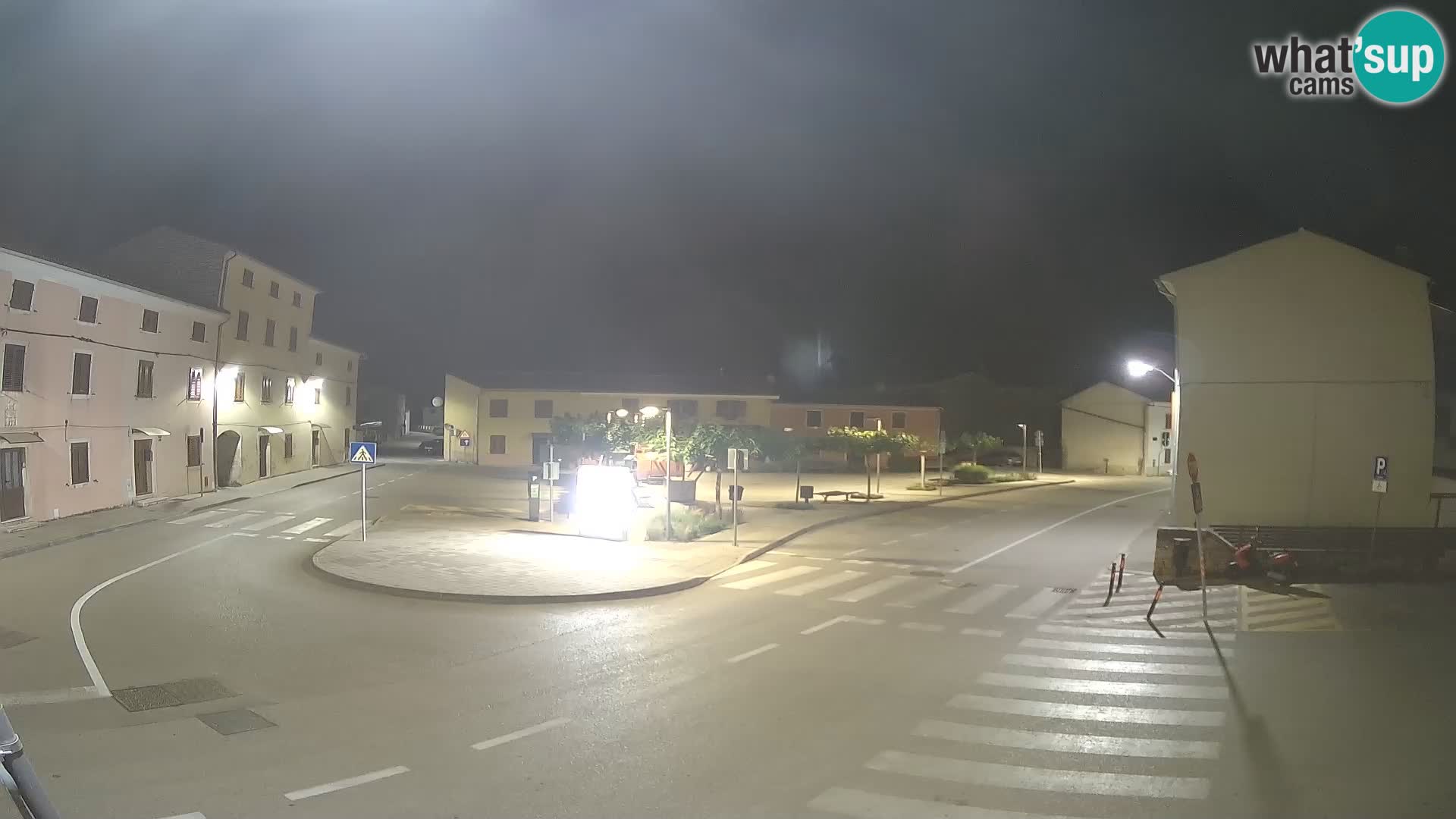 Bale, webcam de la place La Musa – Istrie – Croatie