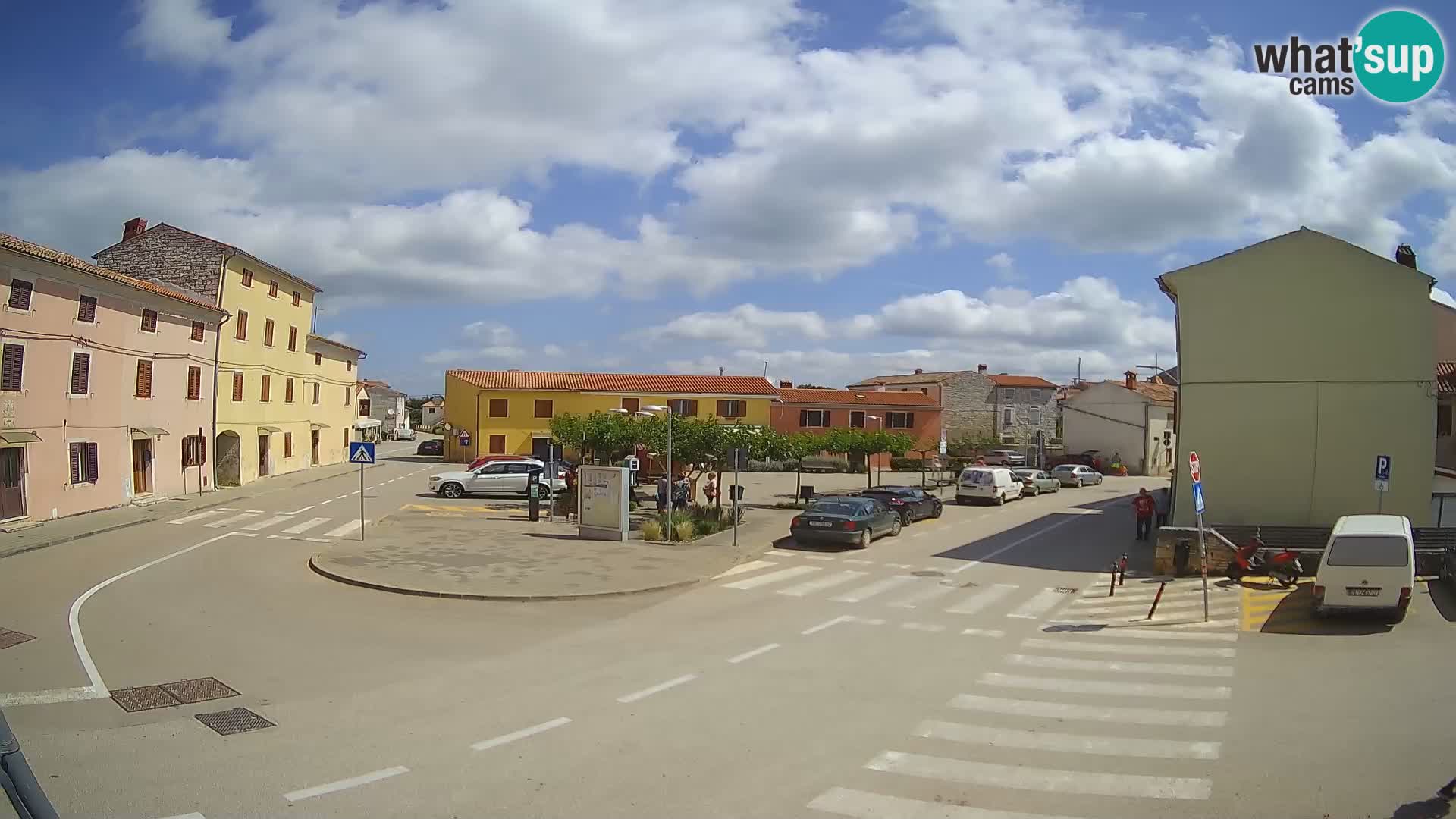 Bale, webcam de la place La Musa – Istrie – Croatie