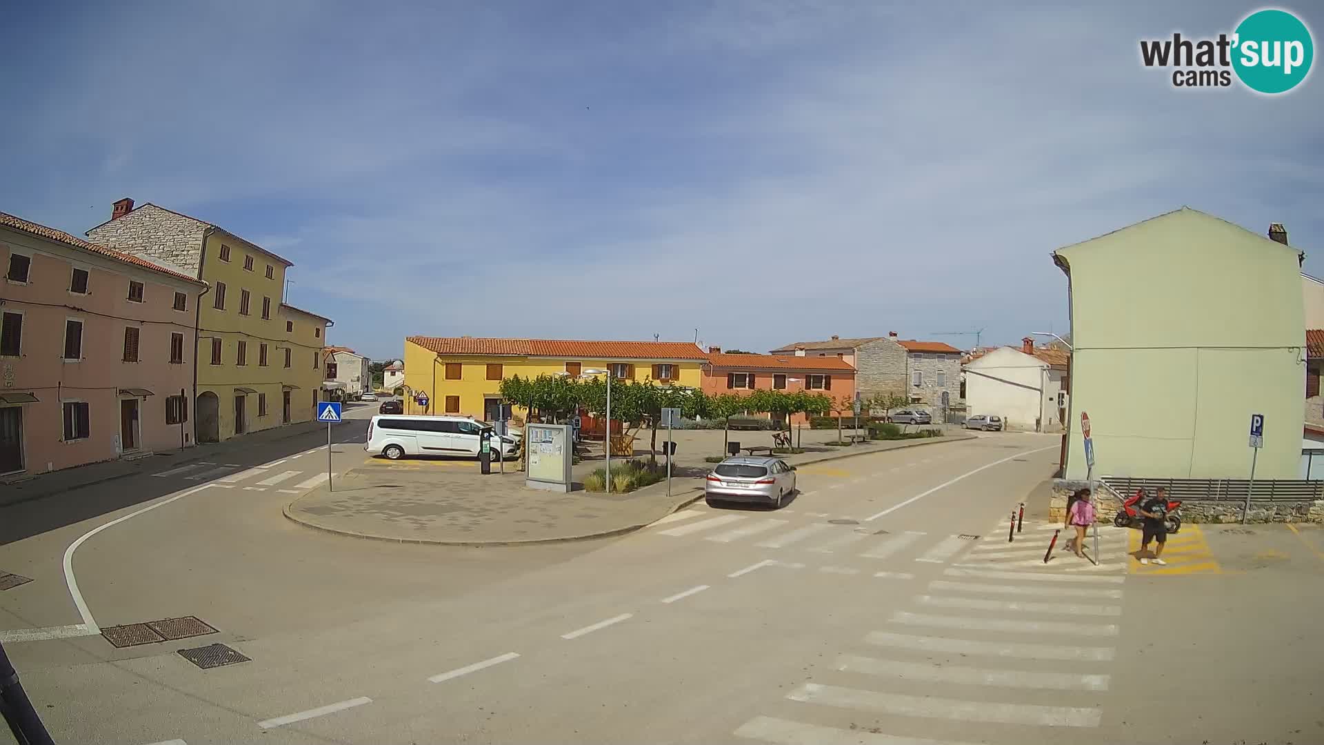Bale, webcam de la place La Musa – Istrie – Croatie