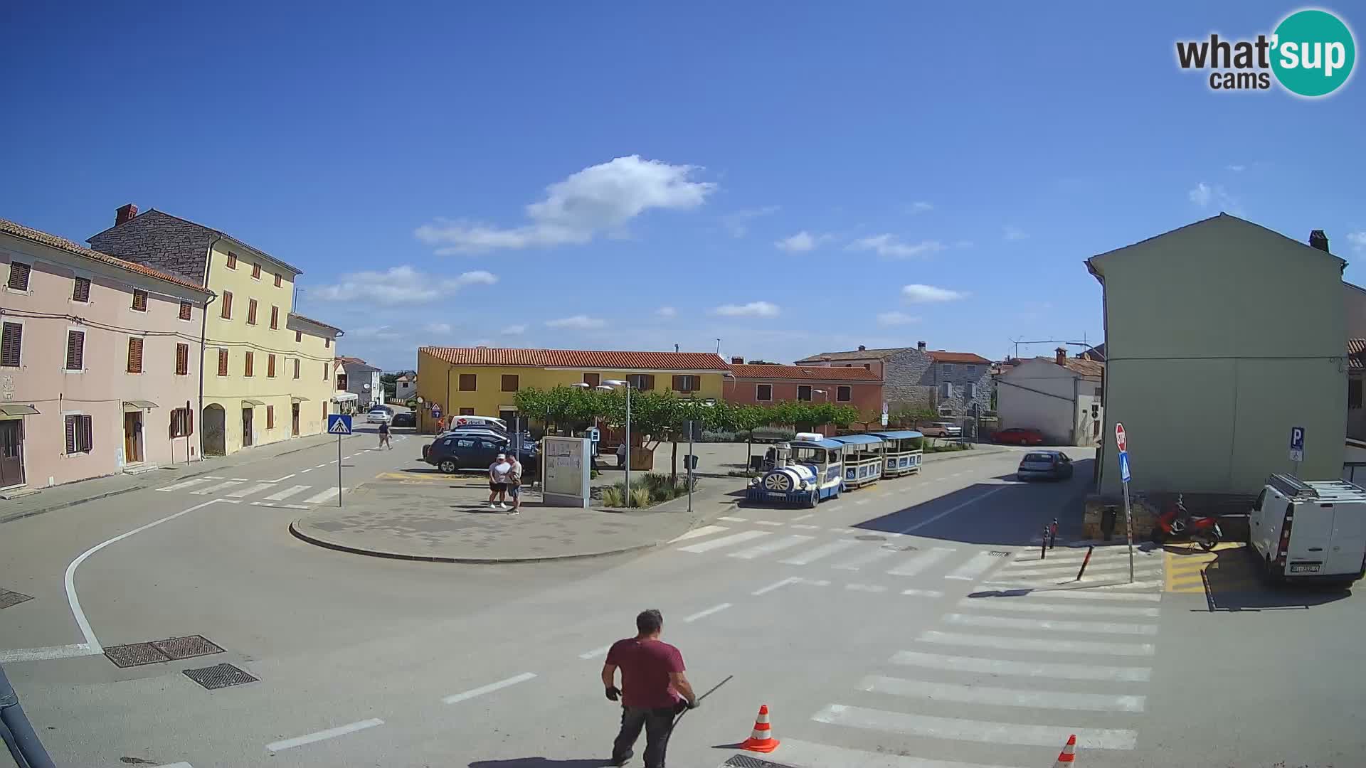 Bale, webcam de la plaza La Musa – Istria – Croacia