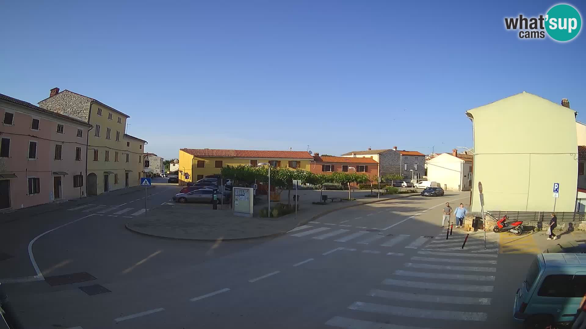 Bale, webcam de la place La Musa – Istrie – Croatie