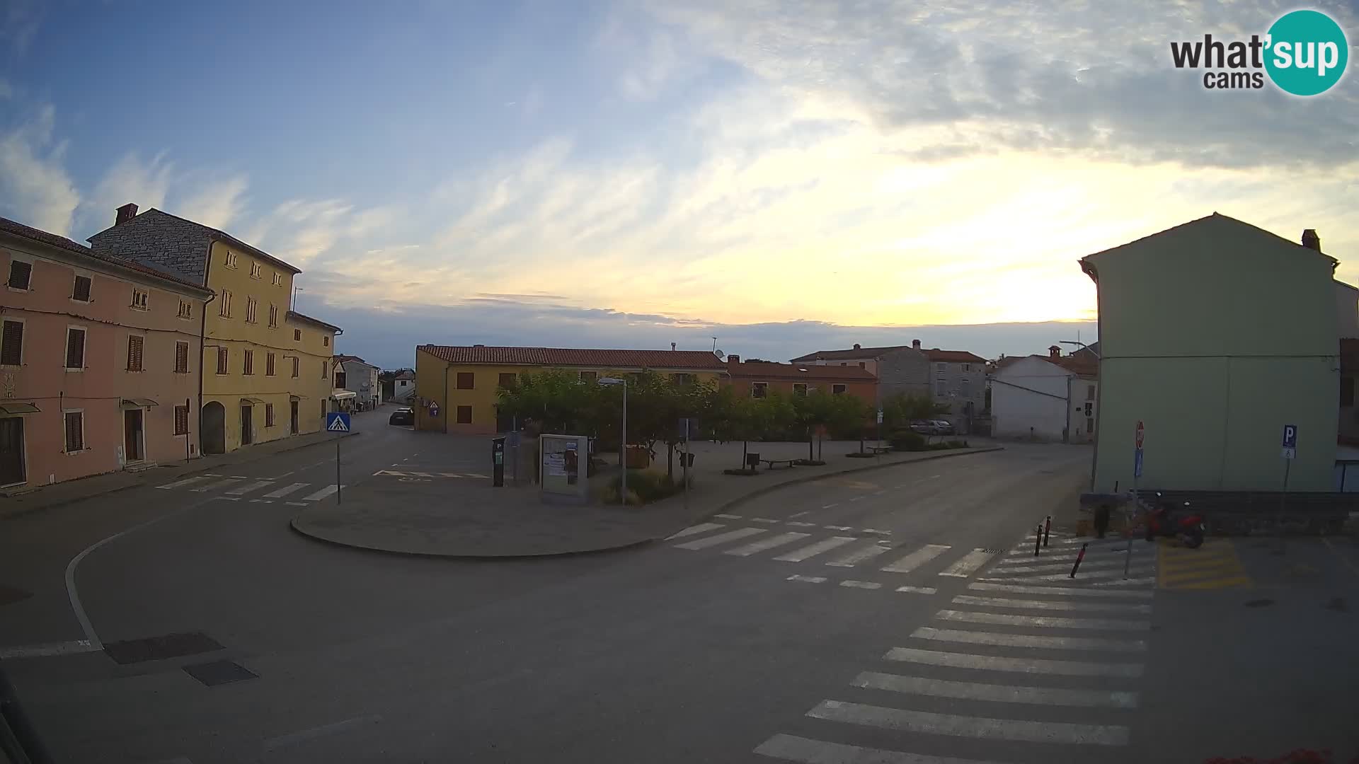 Bale, webcam de la place La Musa – Istrie – Croatie