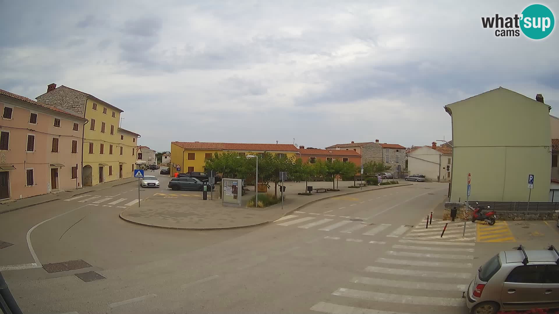 Bale, webcam de la place La Musa – Istrie – Croatie