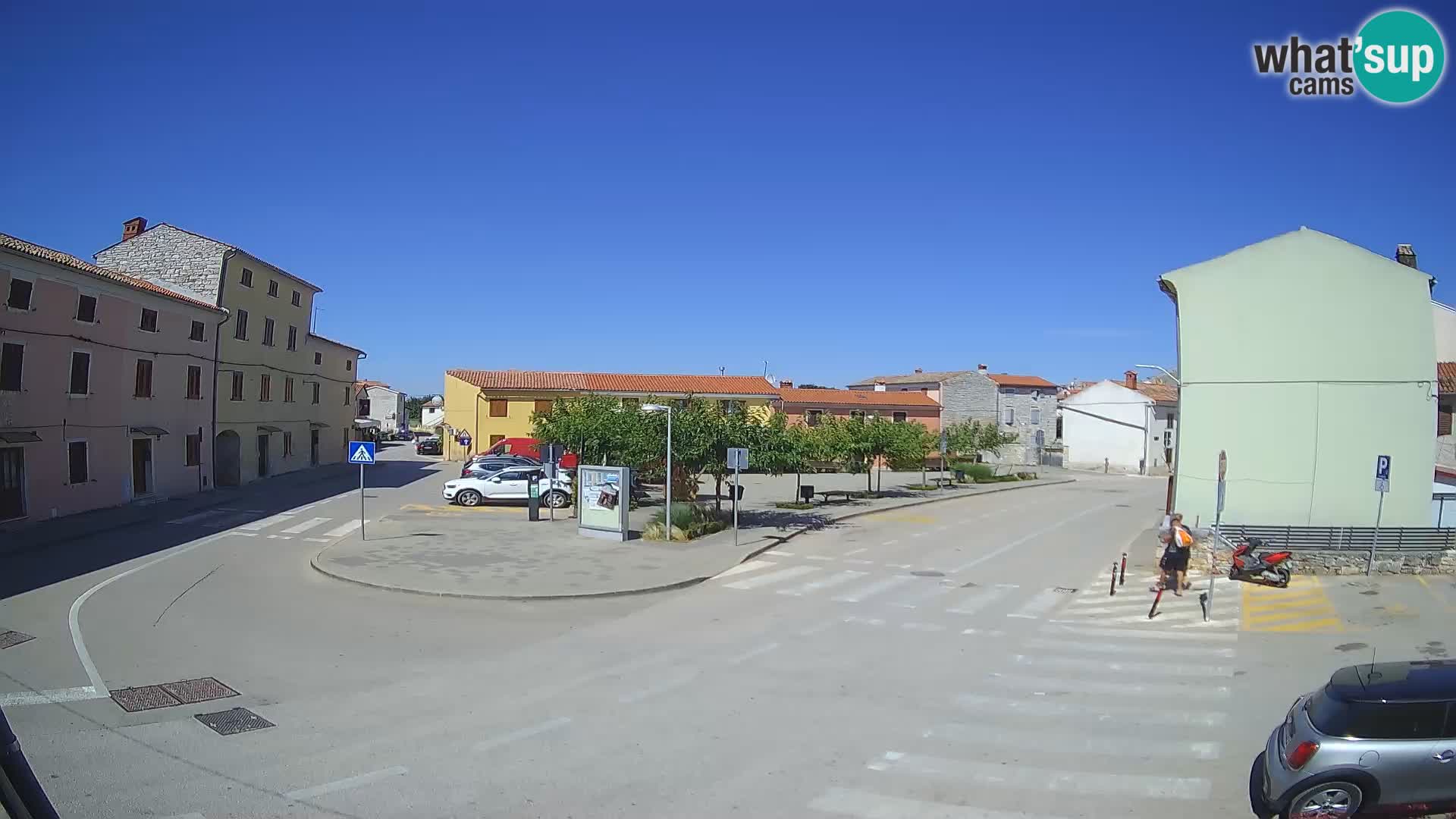 Bale, webcam de la place La Musa – Istrie – Croatie