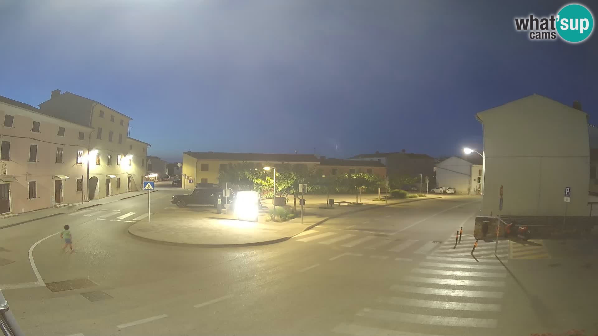 Bale, webcam de la place La Musa – Istrie – Croatie