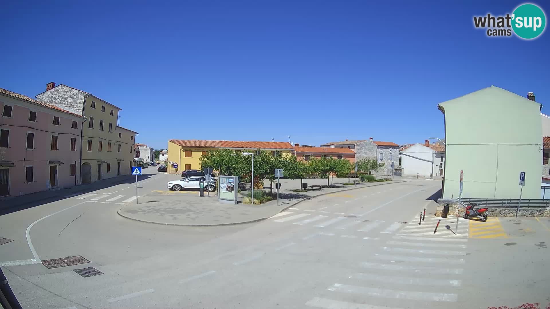 Bale, webcam de la plaza La Musa – Istria – Croacia