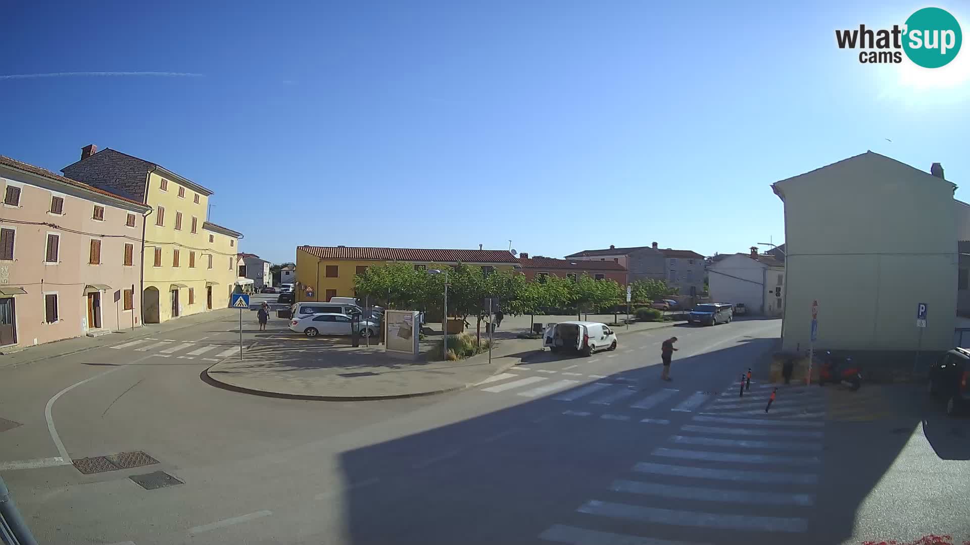 Bale, webcam de la place La Musa – Istrie – Croatie